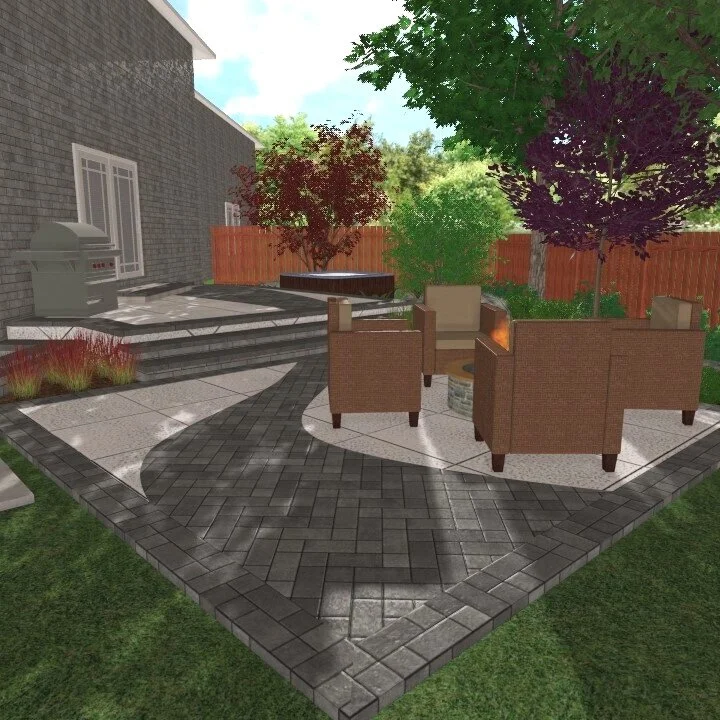 Landscape Design Ottawa 3D Renderings — Hardscape Ottawa