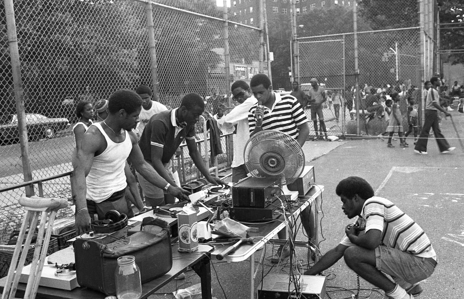 South Bronx Park Jam, 1984. Photo property of Mr Henry Chalfant