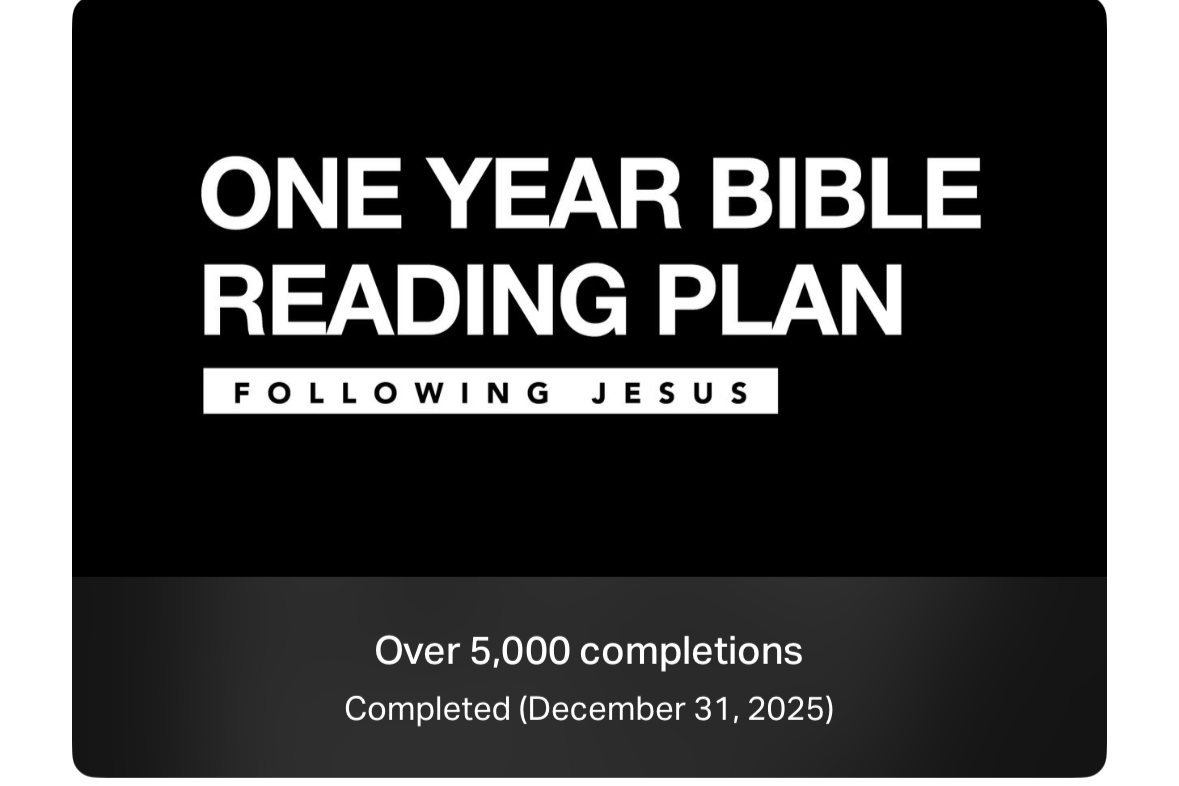 Read The Bible this Year! 