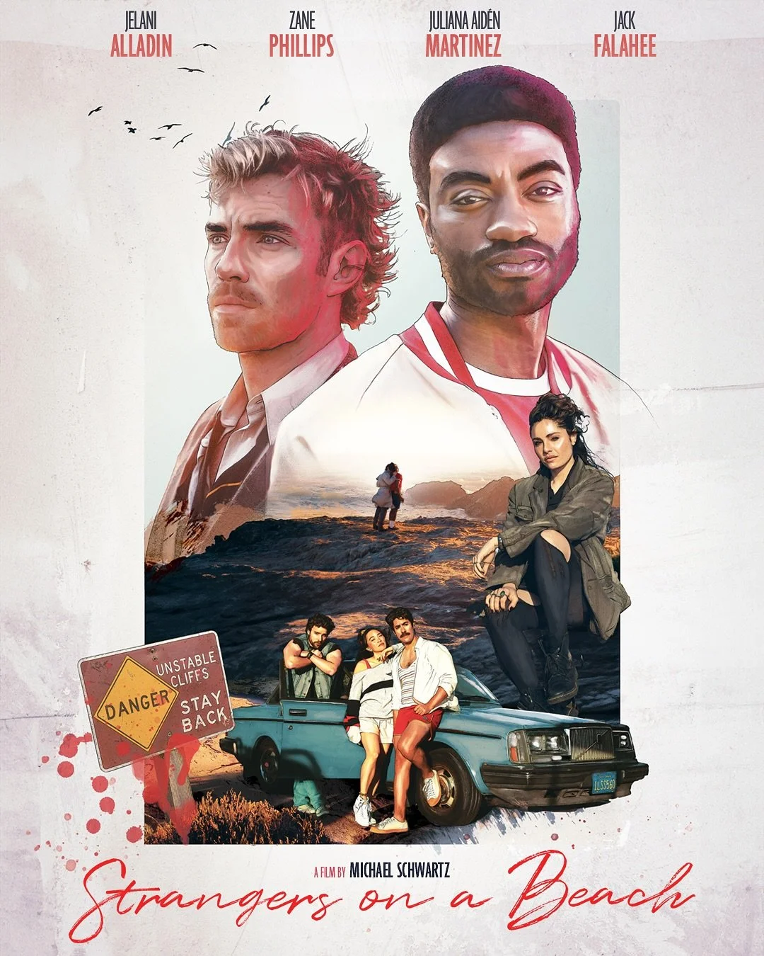 First look: The official poster for STRANGERS ON A BEACH from filmmaker Michael Schwartz. Unveiled exclusively by @filmupdatesmain.
Tickets are now on sale for August screenings:
🌊 AUGUST 3RD - DUBLIN
@gazefilmfest at @lighthousecinema 
🌊 AUGUST