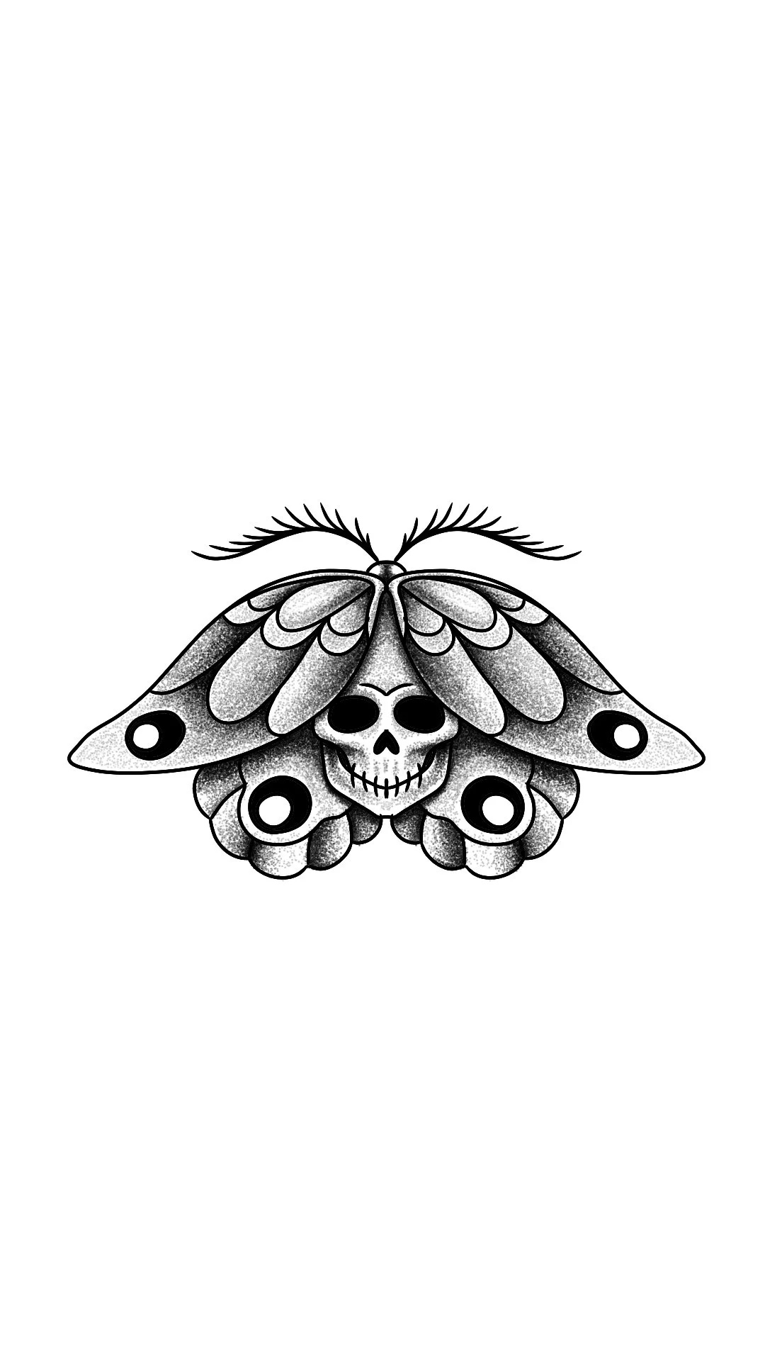 Mini Skull Moth