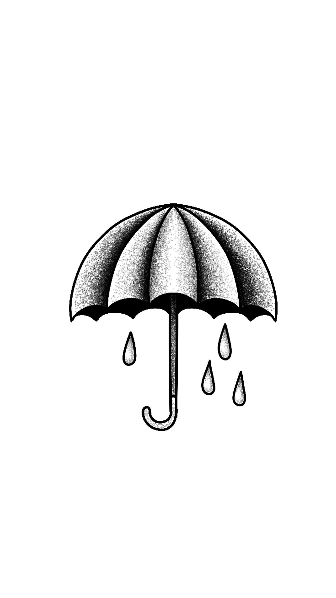 Raining Umbrella