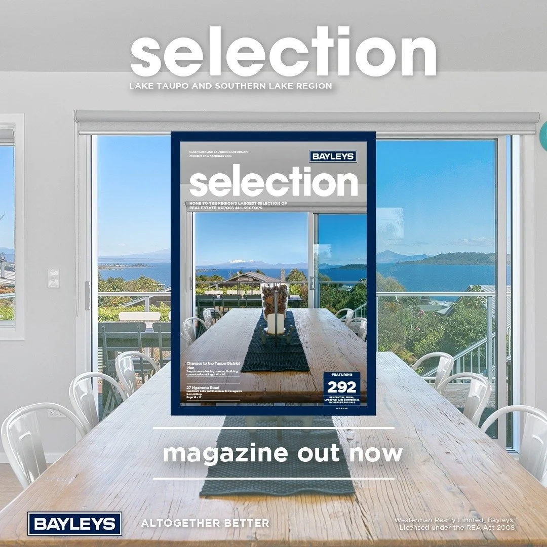 The latest edition of our selection magazine is out now! 🌟 Packed with stunning properties from across the Central Plateau Region! Click the link in my bio to take a peek 👀 or grab a copy in todays Taupō &amp; Turangi Herald