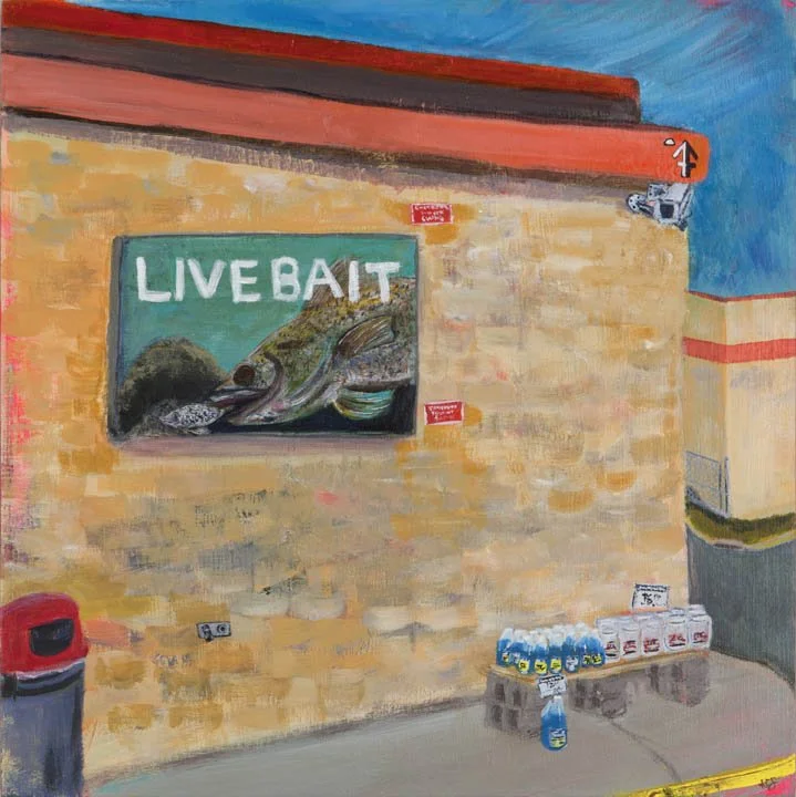Live Bait
Acrylic on wood panel
12"x12"
2025