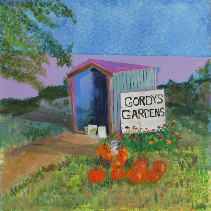 Gordy's Gardens
Acrylic and latex paint on wood panel
12"x12"
2025