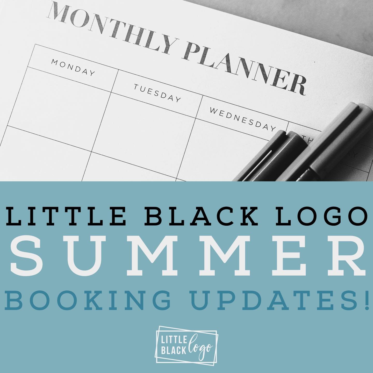 We are ALREADY half way through May and school will officially be out in less than two weeks&hellip; 

That means I  shift my schedule to spend time with my kiddo for the summer! 

Starting June 1st I will only be taking 4 Logo clients each month and