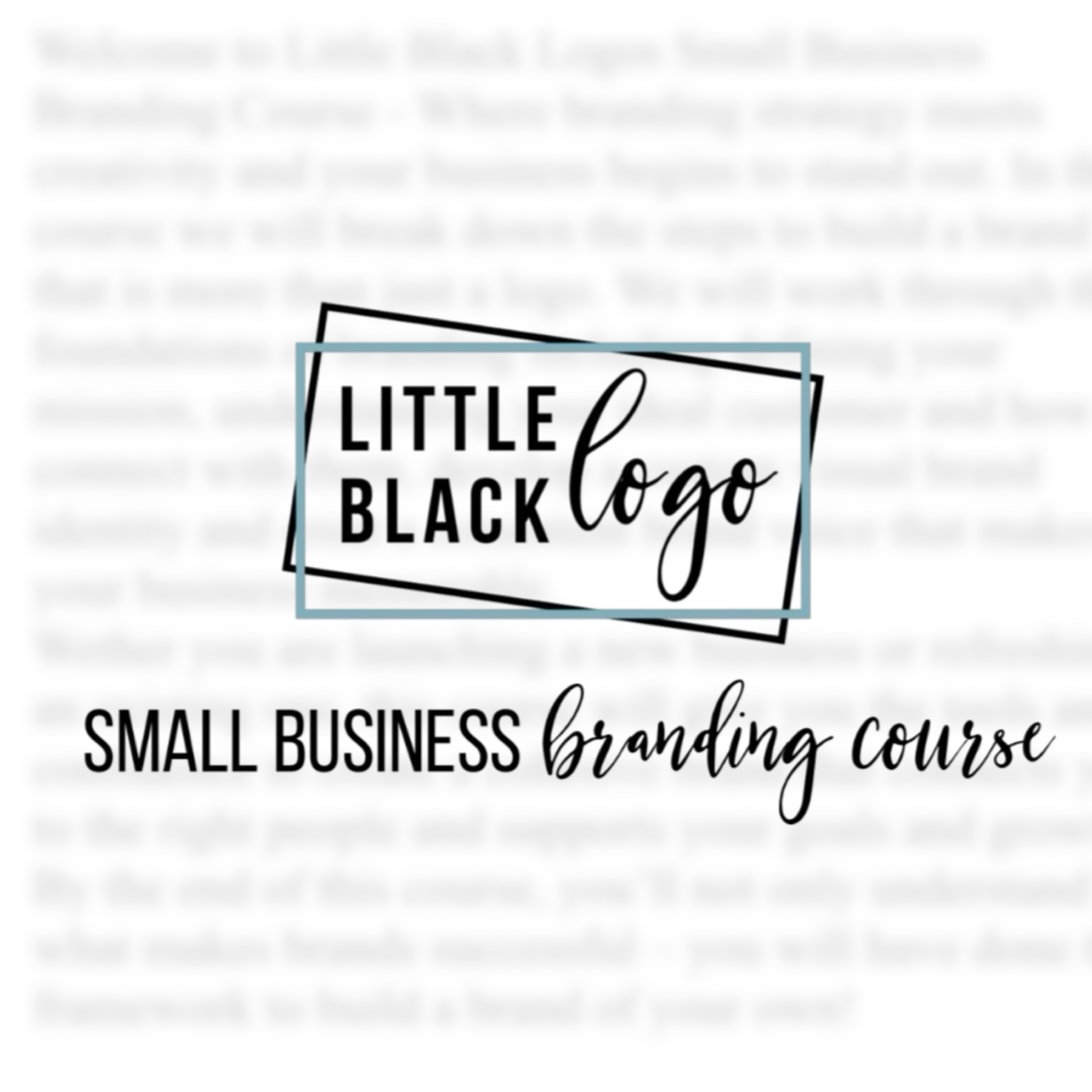 NEW! Branding Course - Digital PDF