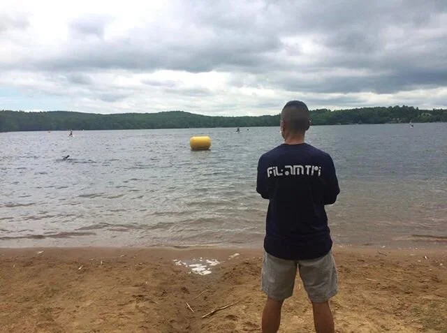 #fearlessfriday &ldquo;Do the things you fear the most and death of fear is certain!&rdquo;
F.E.A.R. = False Evidences Appearing Real
.
Dare to overcome your fears. This photo was taken the day before my first ever triathlon, Challenge Quassy 70.3. I