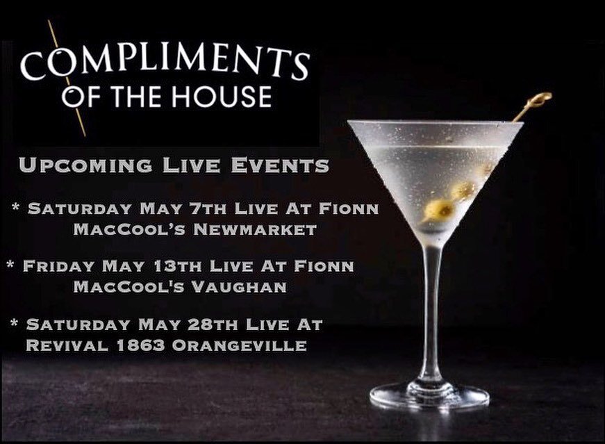 Coming to a fine live music establishment near you! 🍸 @fionnmaccoolsnewmarket @fionnsvaughan @revival1863co #livemusic #liveentertainment #dinnerdrinks #martini #dancing #wedding #weddingband #privateparty #rnb #dance #hiphop #disco
