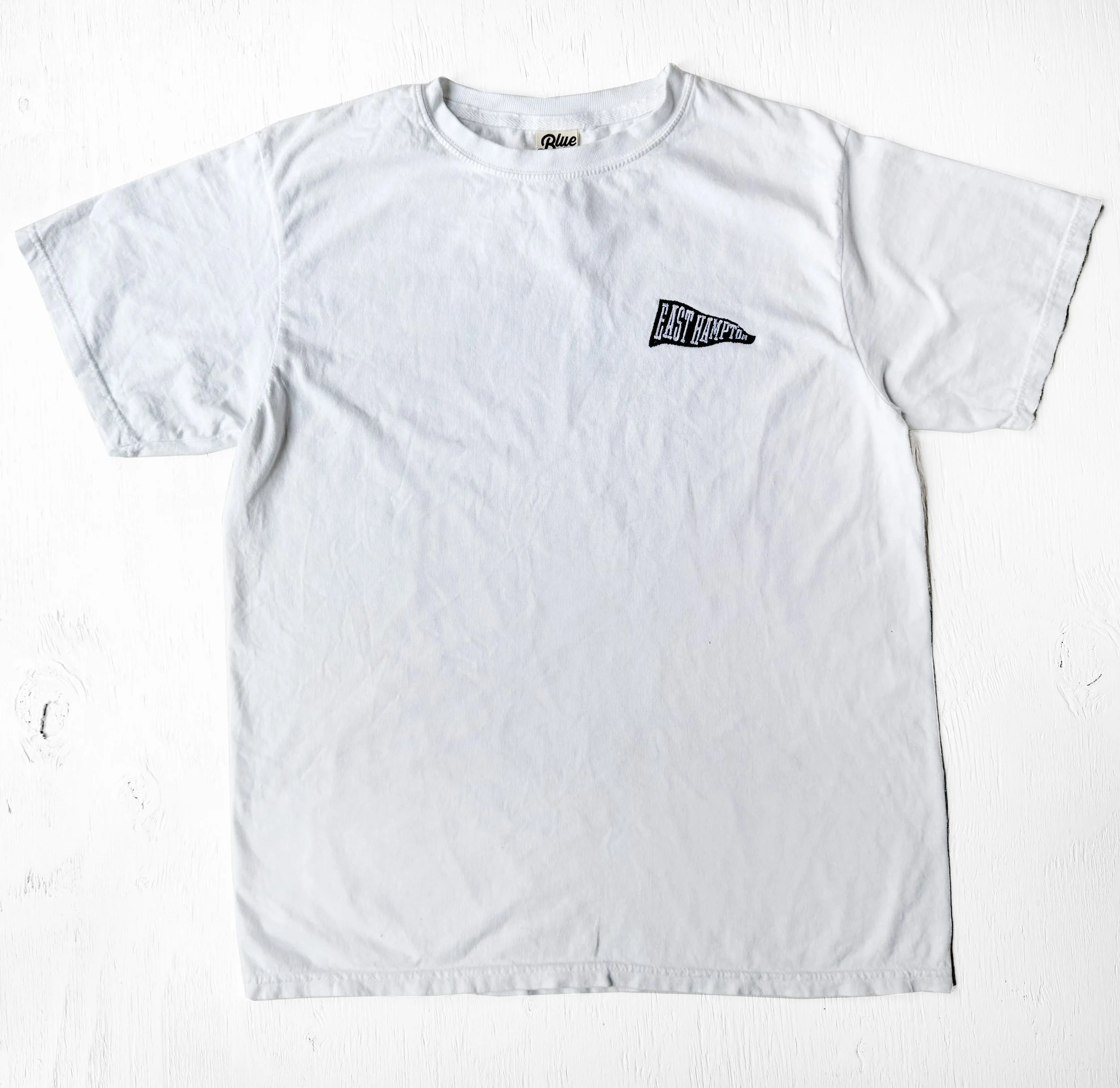 Embroidered Wavy Flag Tee