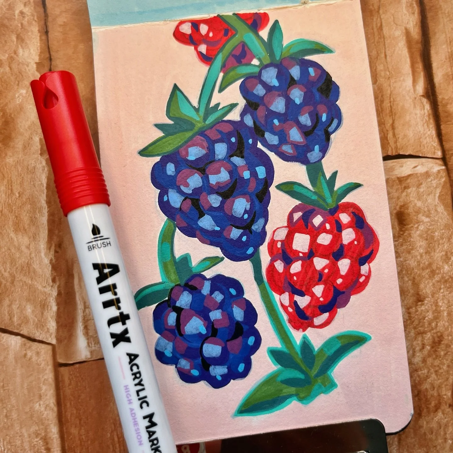 More doodles from my one-week sketchbook! 🍓🫐 Can never do enough studies 😭 If you wanna see the whole book, watch the tour in my Reels ✨ 
. 
#Drawing #draws #illustration #art #doodle #sketch #painting #らくがき #イラスト #sketchbook #acrylicmarkers #arrt