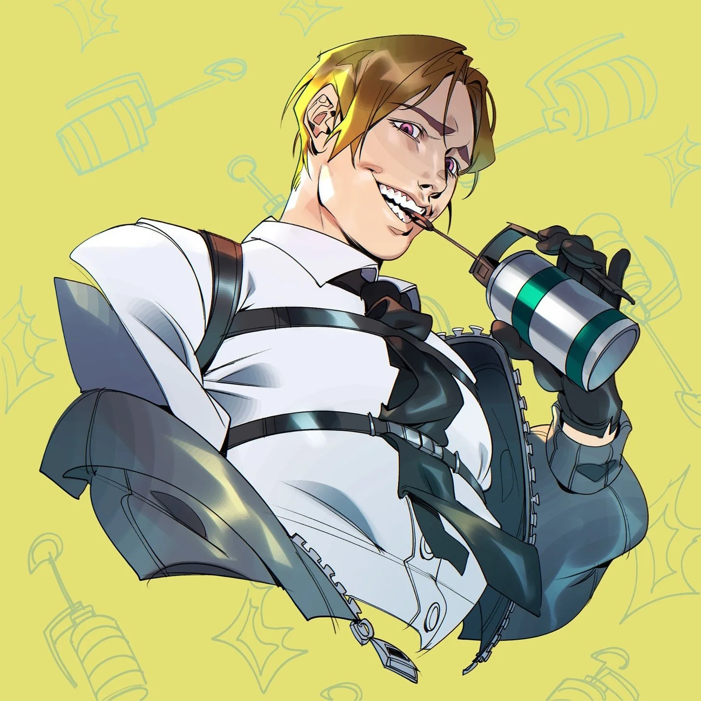 A #VGen commission of a Tokyo Revengers OC! 💣 
. 
#Drawing #draws #illustration #art #doodle #sketch #painting #らくがき #イラスト #commission #oc #originalcharacter #anime