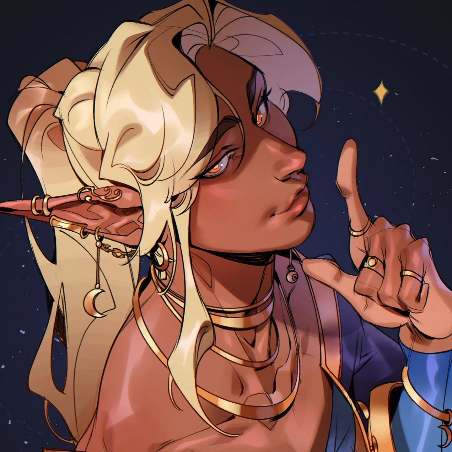 A #VGen commission for my fave @gibiofficial of her beautiful OC Barathir 🥹🖤 Always a pleasure to draw him 😭 (I COULDNT UNSEE THE SONG ONCE I PICKED IT it is what it is 👼)
. 
#Drawing #draws #illustration #art #doodle #sketch #painting #らくがき #イラス