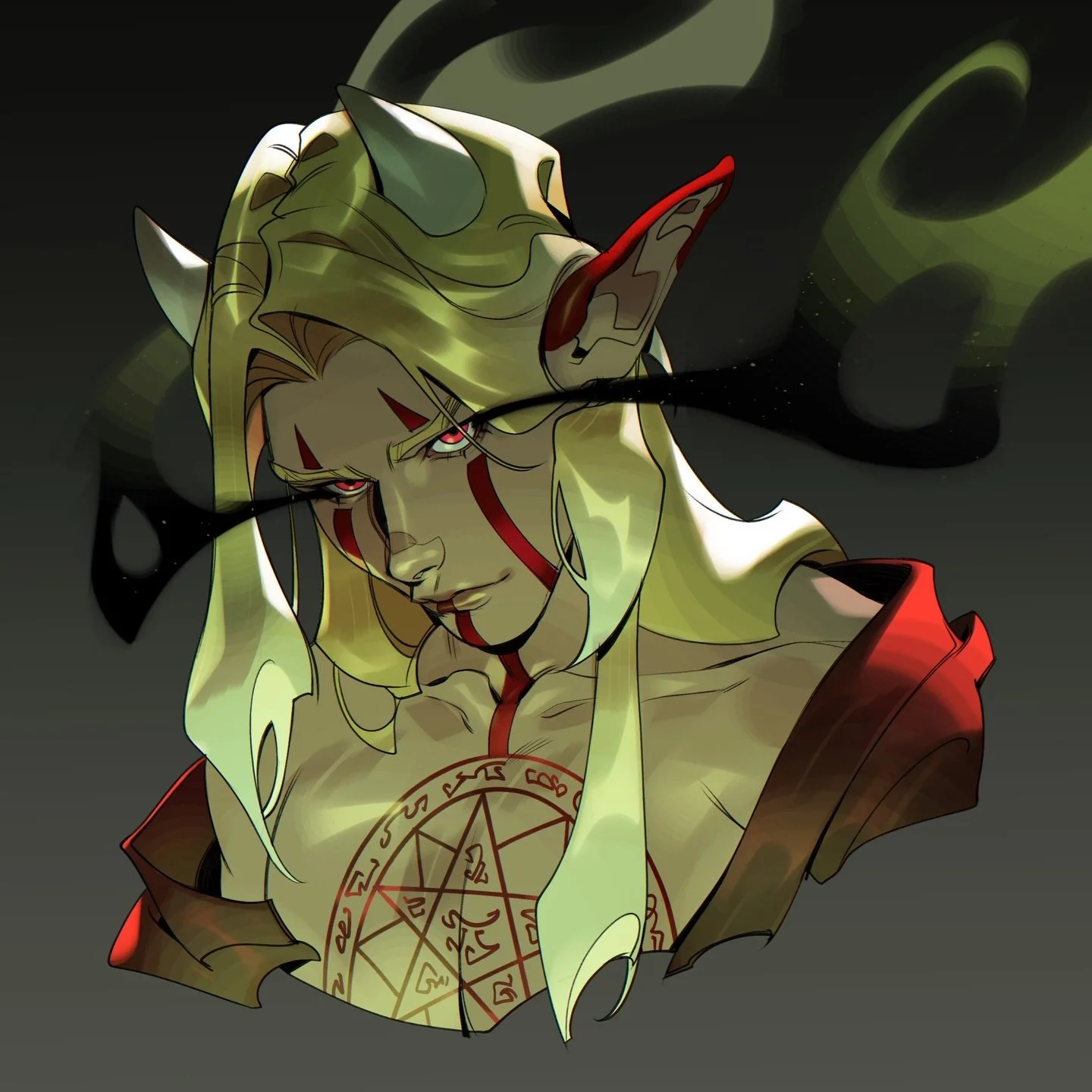 First piece of the year! #VGen commission for @nuclearghoul 🖤 #art #anime #drawing #commission