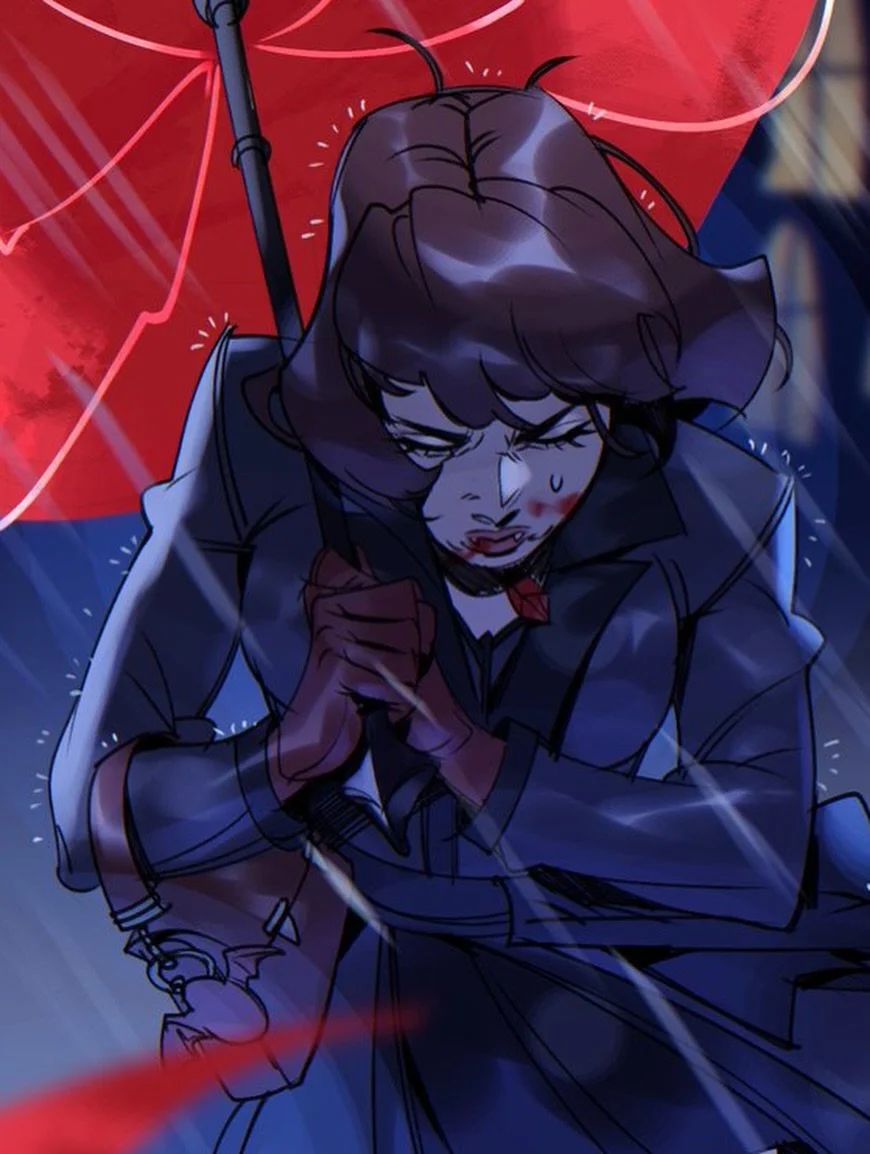 Sketch request of Mina from Deadlock 🦇 #deadlock #fanart #anime #videogame #mina