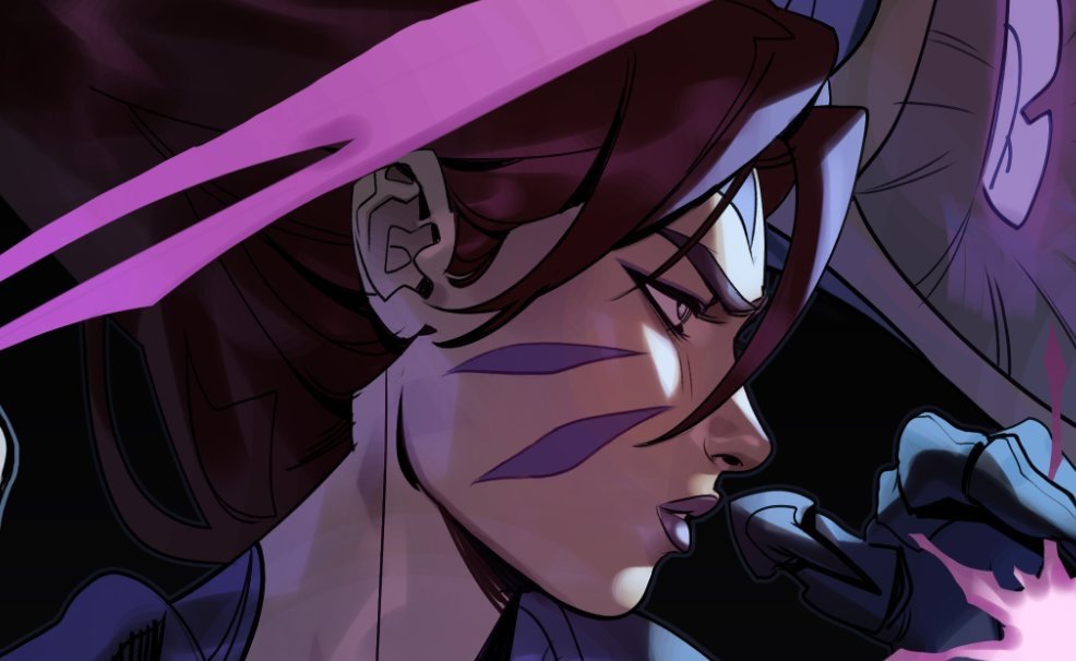 It&rsquo;s already on Patreon but here&rsquo;s a little public preview of something coming soon 🤭💜 #kaisa #leagueoflegends #riftbound