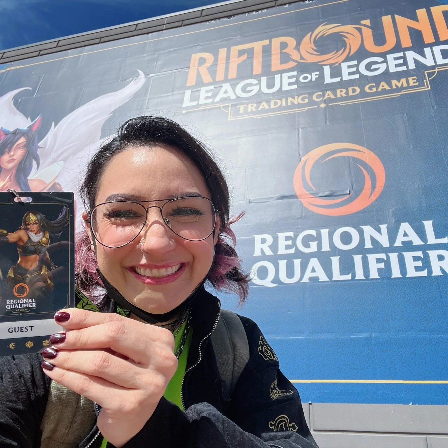 ANOTHER INCREDIBLE EVENT!!! 😭👏 Thank you to everyone who came to say hi and ggs to those I played! My heart is so full. I love @playriftbound 🥹🖤 #rqvegas #riftbound #leagueoflegends #tcg