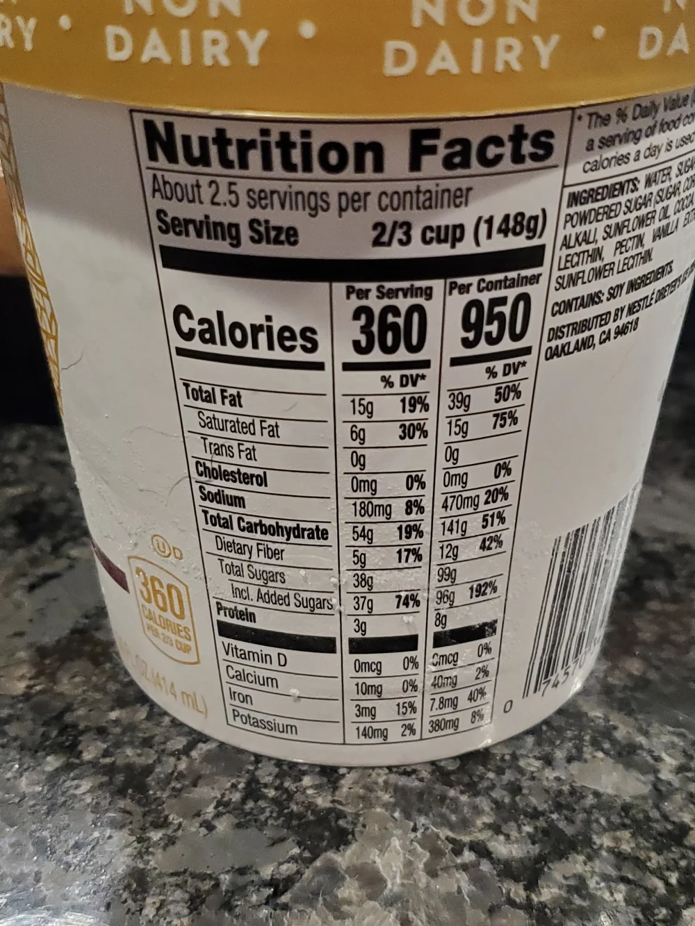 Haagen-Dazs Non-Dairy Chocolate Salted Fudge Truffle Frozen ...