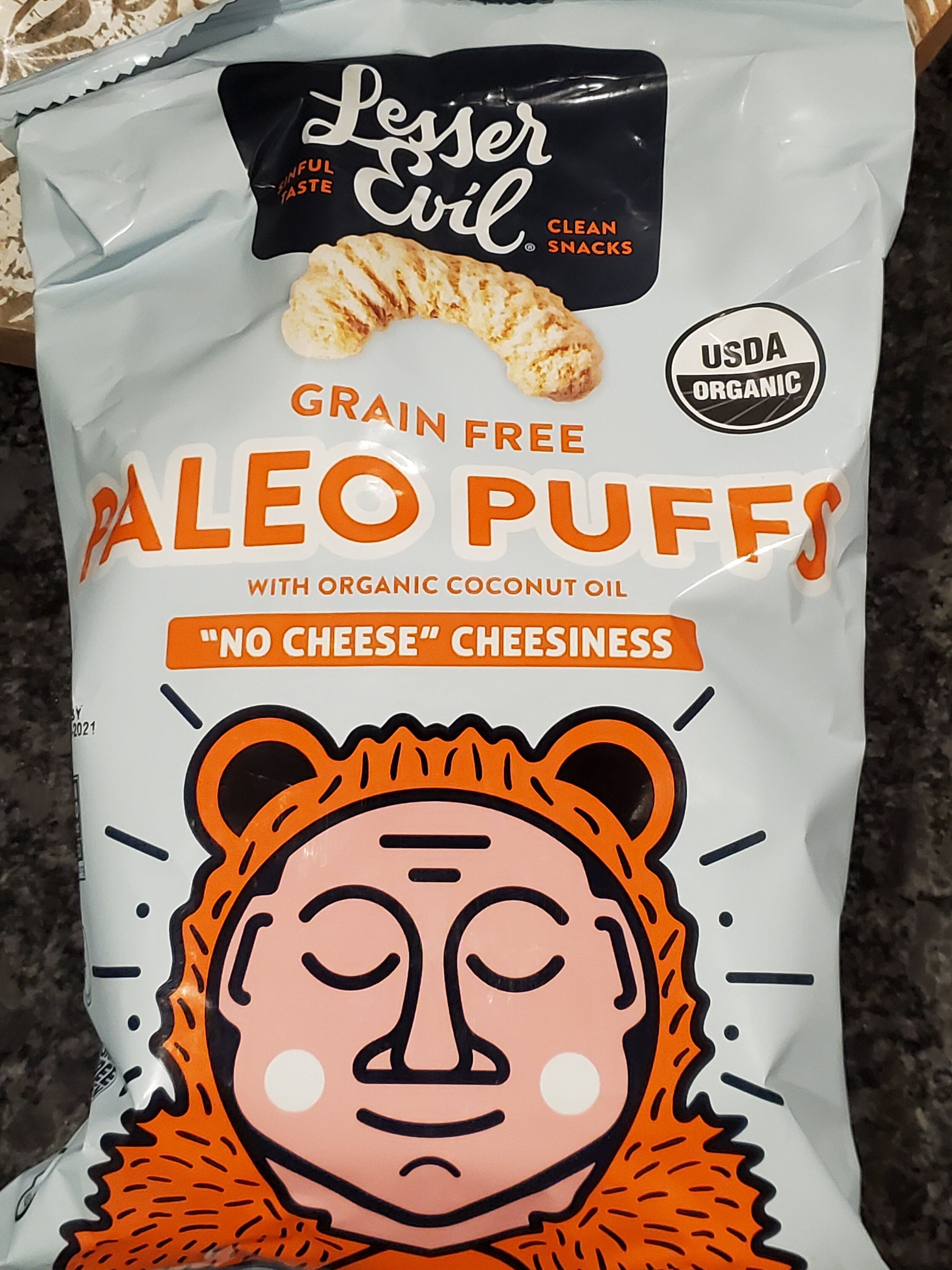 No Cheese Cheesiness Paleo Puffs