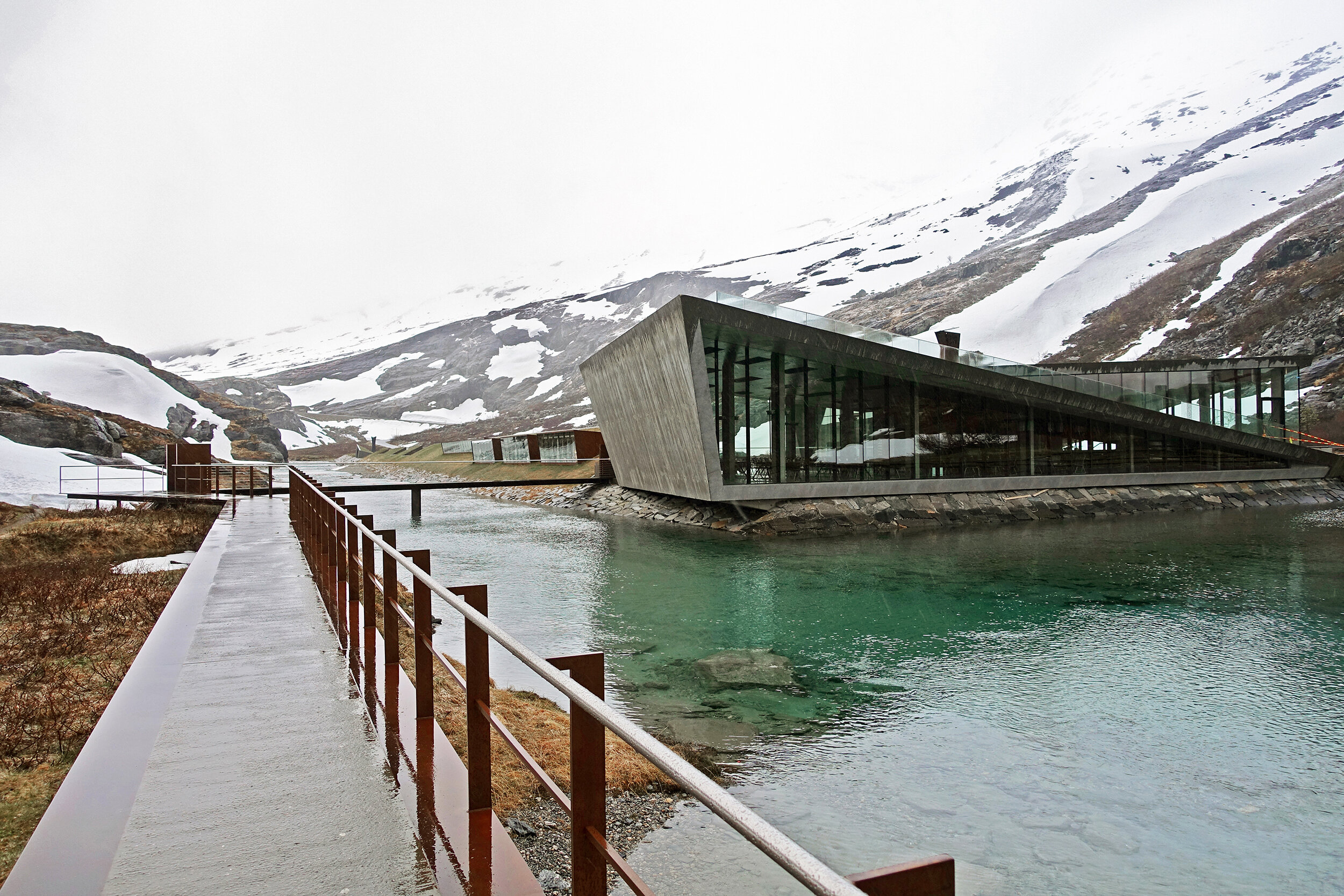 Trollstigen er “fjellets Opera”. Arkitekt: Reiulf Ramstad arkitekter