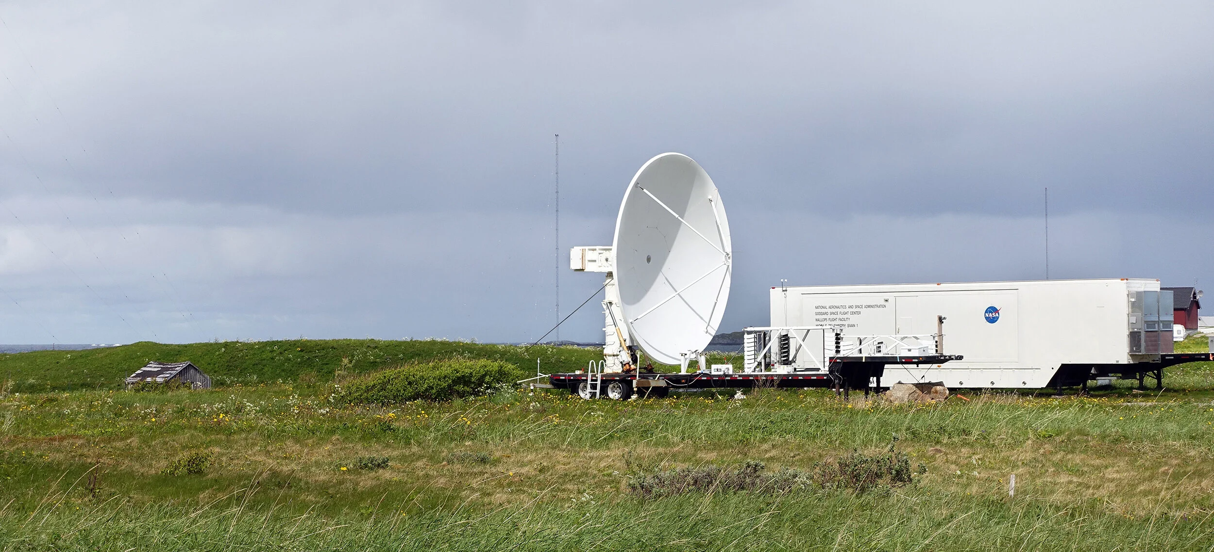 I 2015 var Nasa på plass ved Andøya Space Center, ser du logoen?