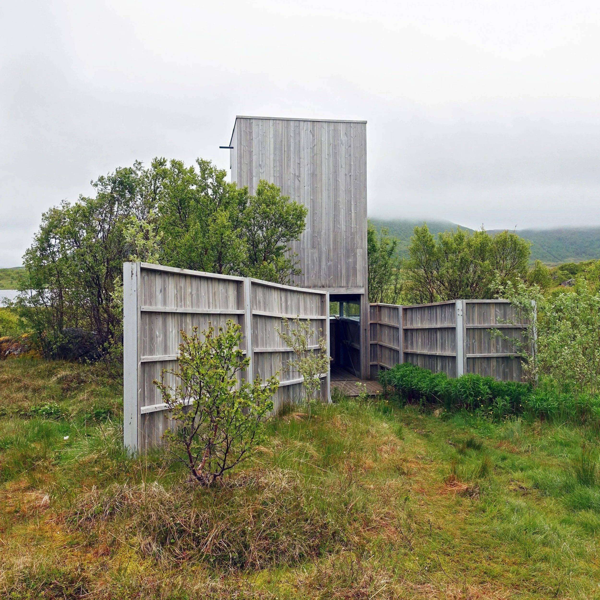 Fugleskjul ved Gårdsvatnet våtmark &amp; fuglereservat