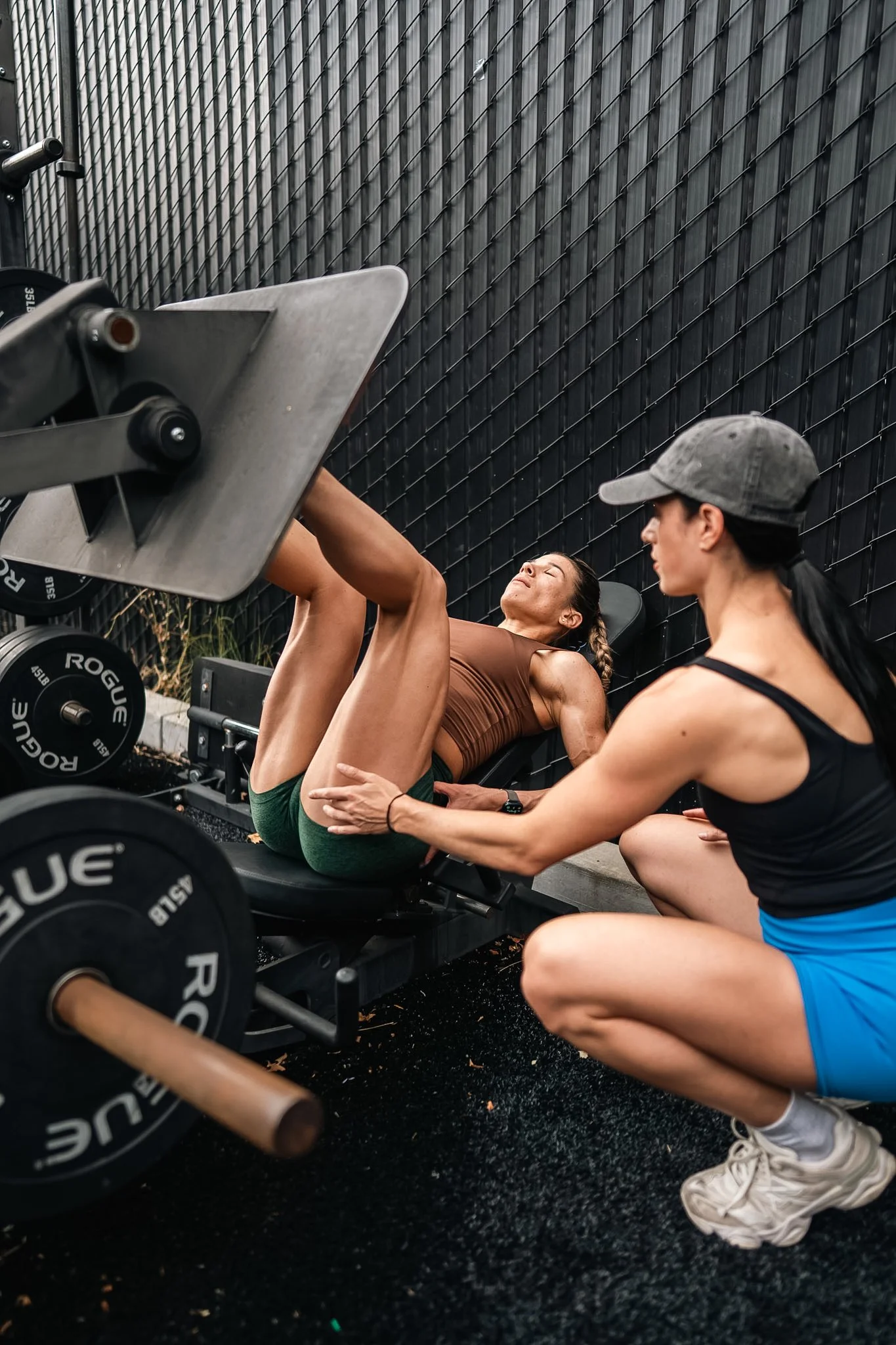 Erika coaching a client at The Lab Gym in San Ramon