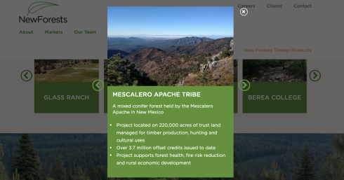 Image from NewForest Website – Mescalero Apache Land Management Project