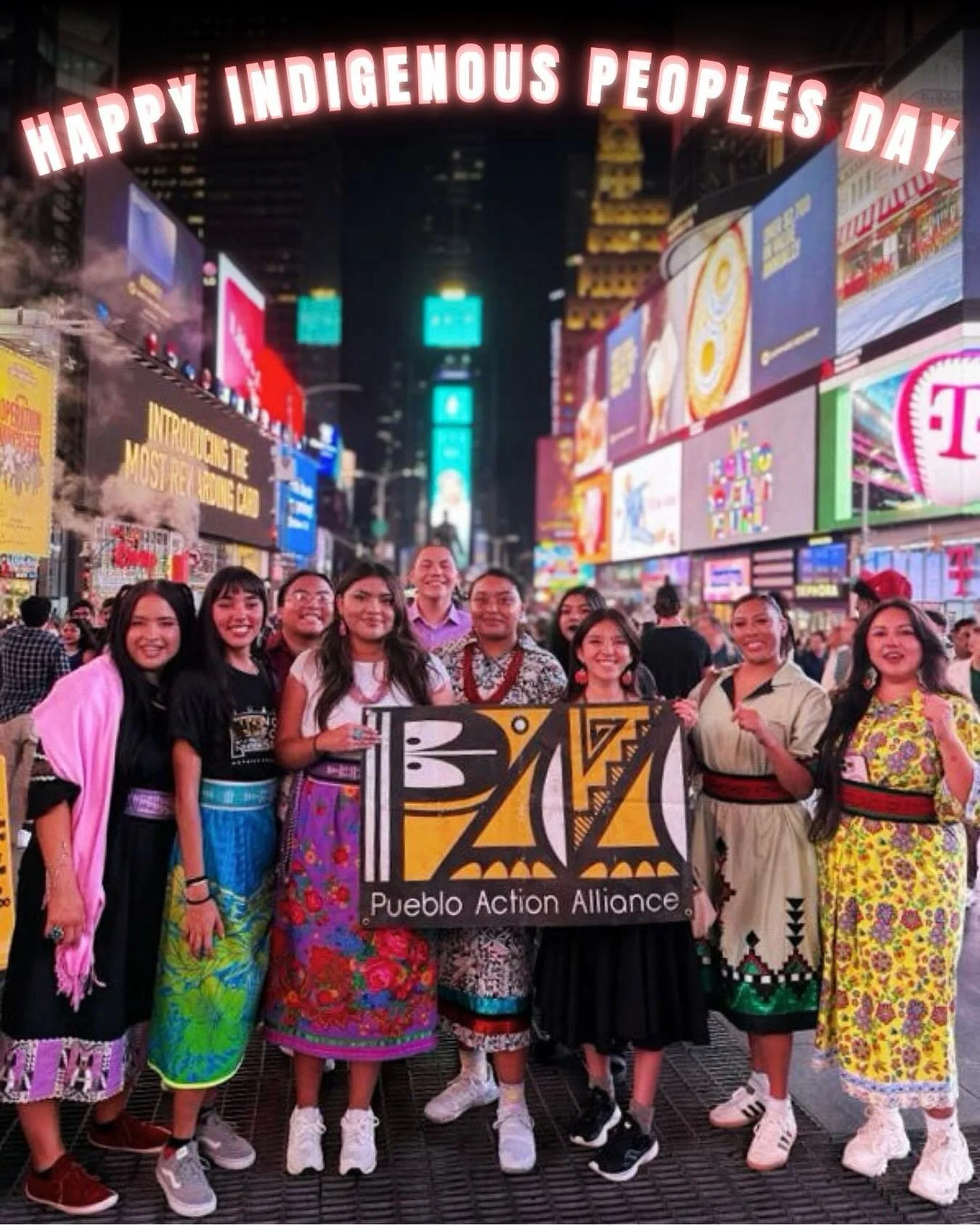 From the Villages to the World, we see our Indigenous People doing great things! We give a huge thanks to our communities in New Mexico! It takes all of us to keep our songs and dances going! The intergenerational practices that take place all year r