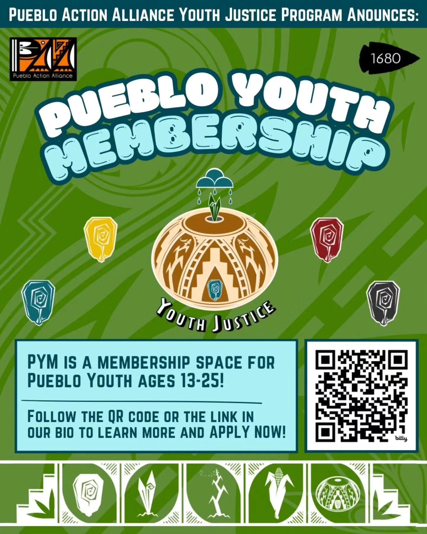 🫧 Pueblo Action Alliance is excited to announce the Pueblo Youth Membership (PYM)! 🫧

💫 This space will consist of young Pueblo relatives who will be provided the opportunity to build relationships with each other through a formal membership with 