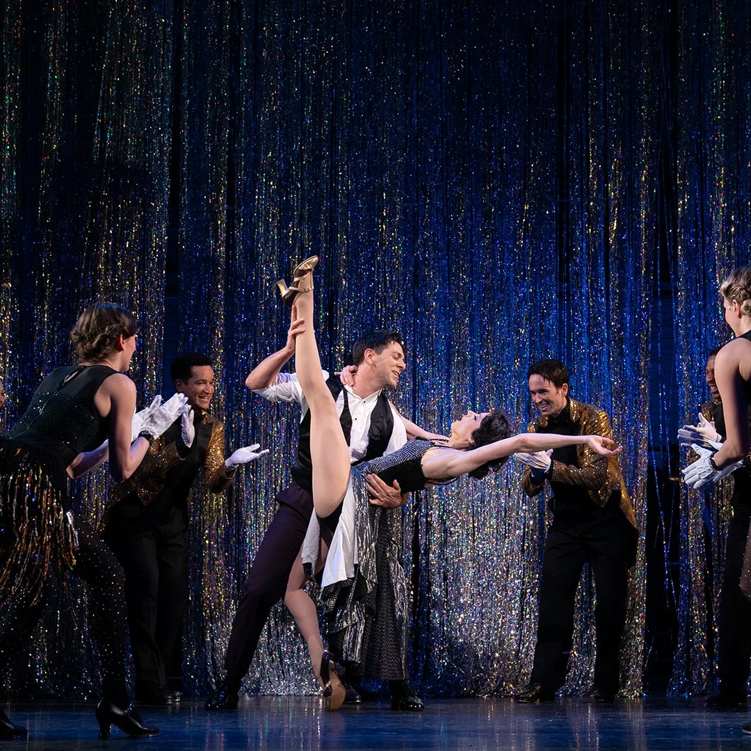 William Desmond Taylor in Mack and Mabel with Paige Faure (photo by Sara Krulwich)