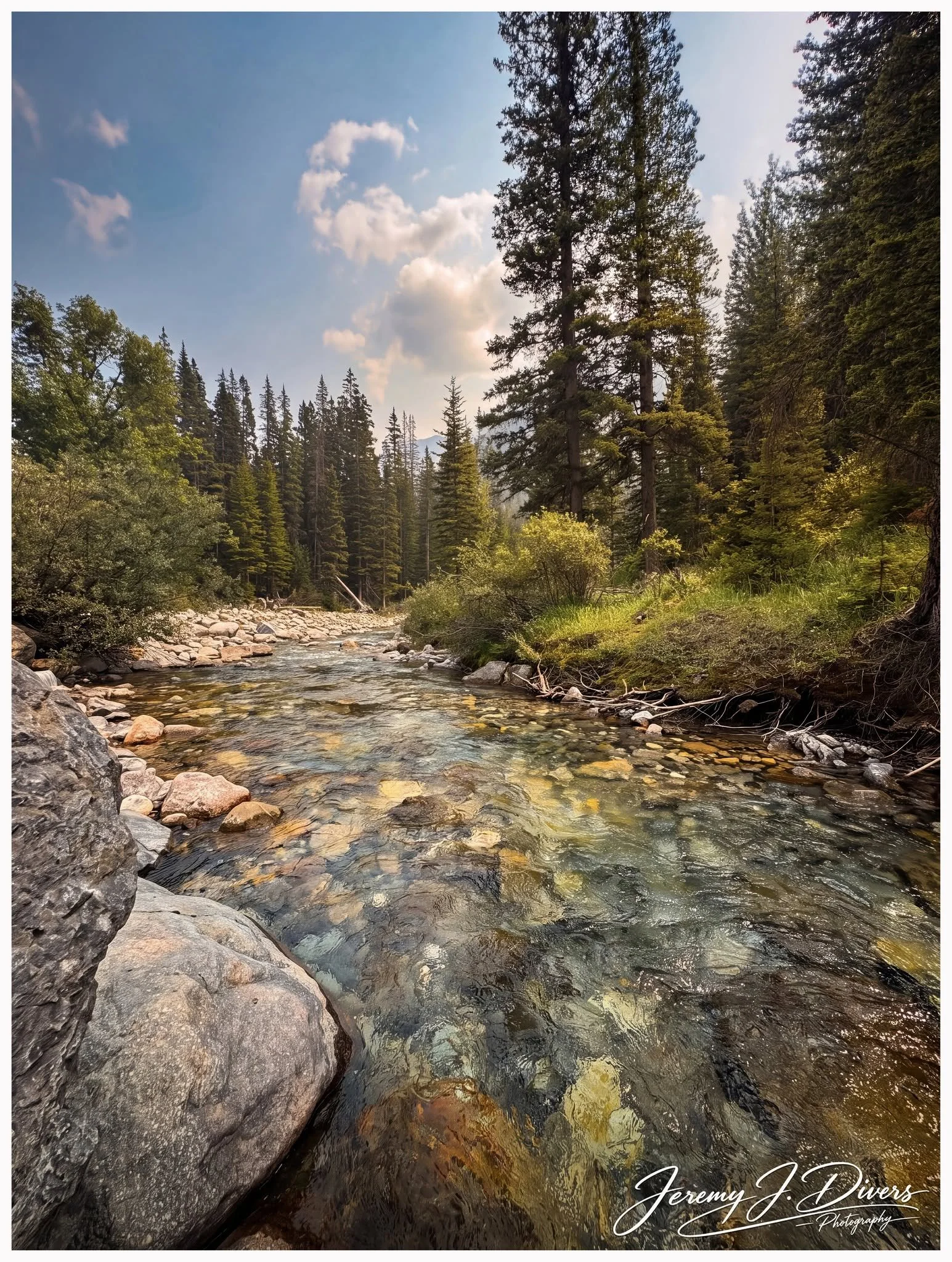 "Whispers of the Mountain Stream" Banff National Park, Alberta, Canada