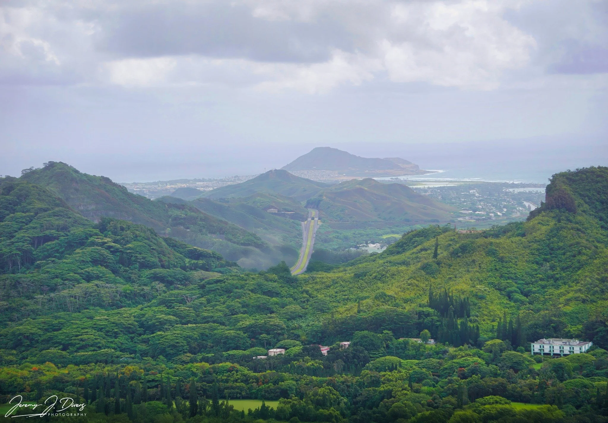 "Hawaiian Vista" Nuuanu Pali Lookout, Oahu, Hawaii