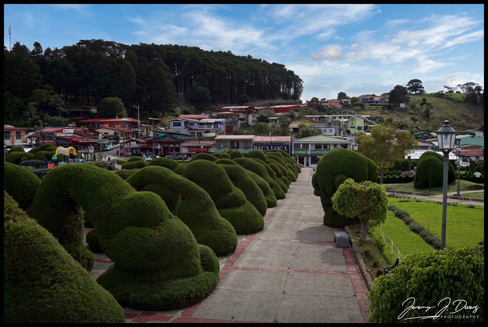 "Overlooking the Town of Zarcero" Costa Rica