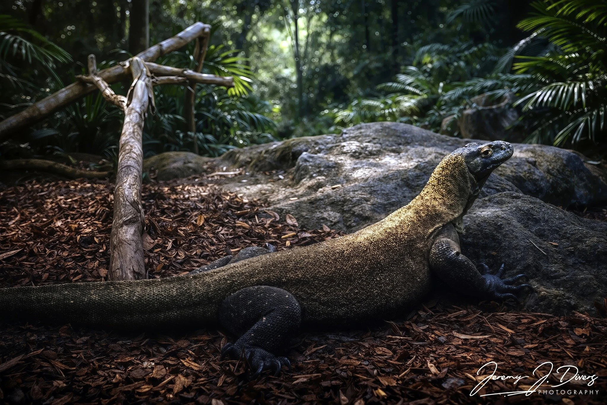 "Komodo Dragons" (A) San Diego Zoo, California