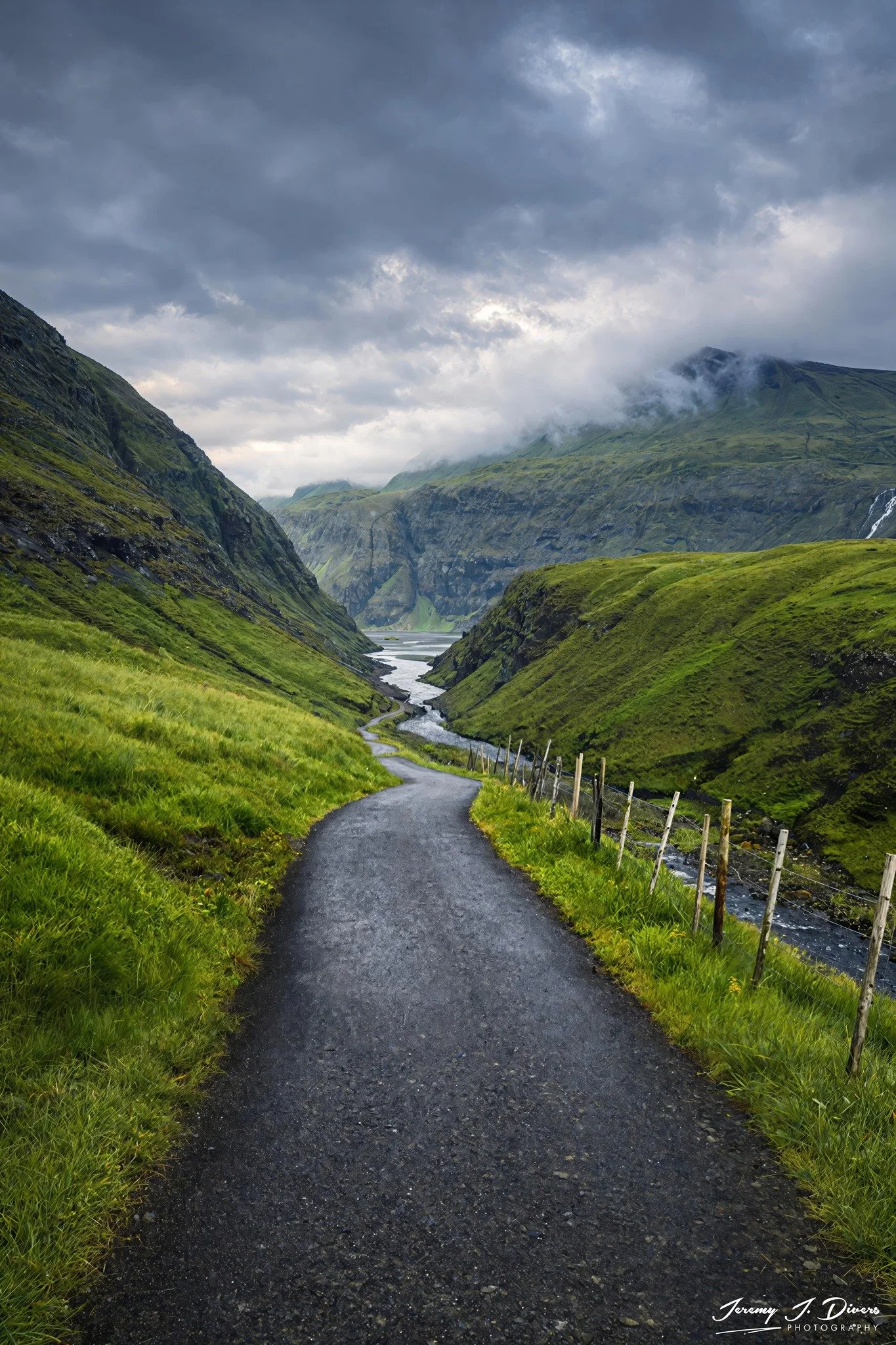 "Path Through the Emerald Valley" Streymoy, Faroe Islands