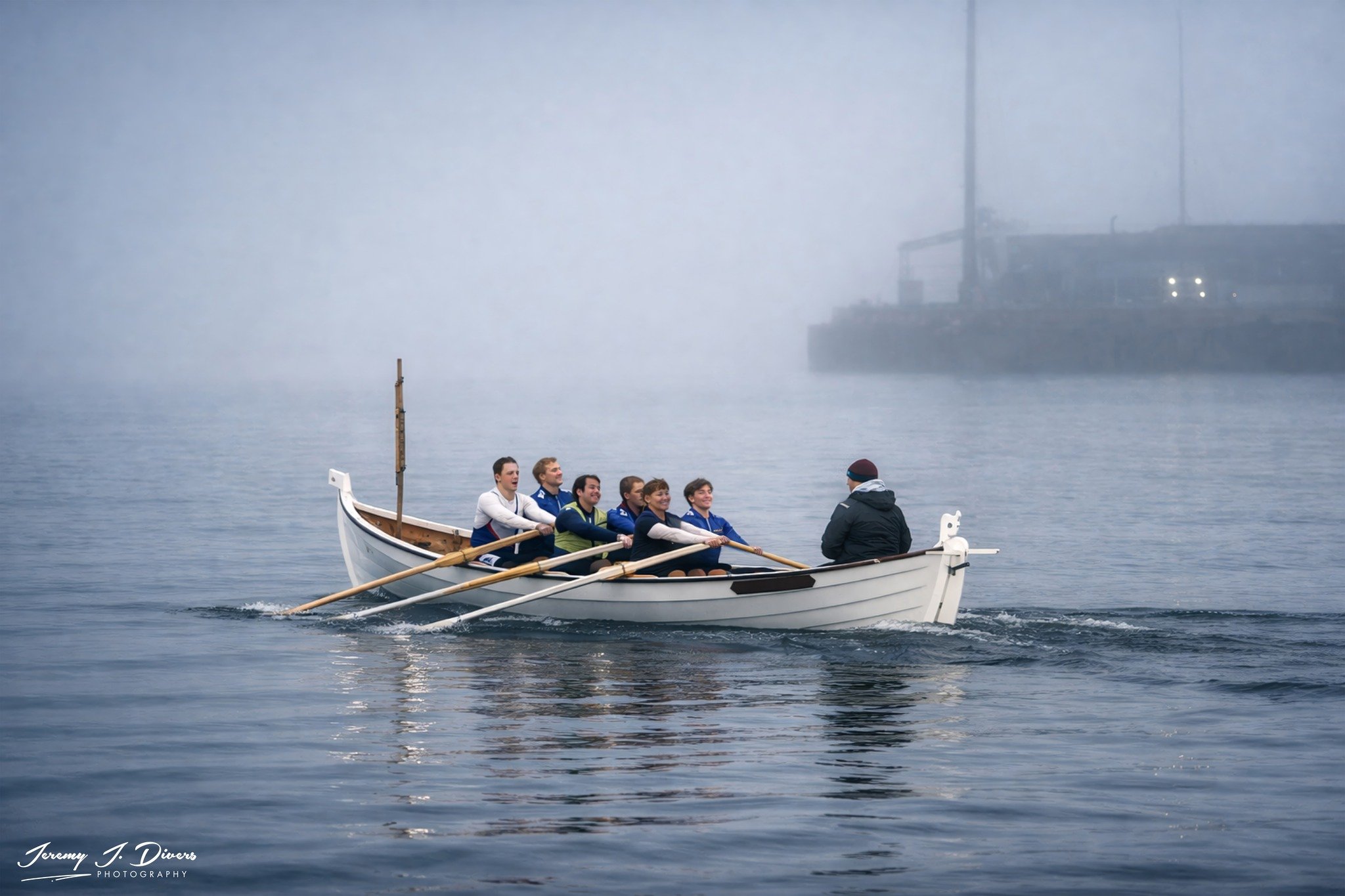 “Rowing Into the Mist” Tórshavn, Faroe Islands