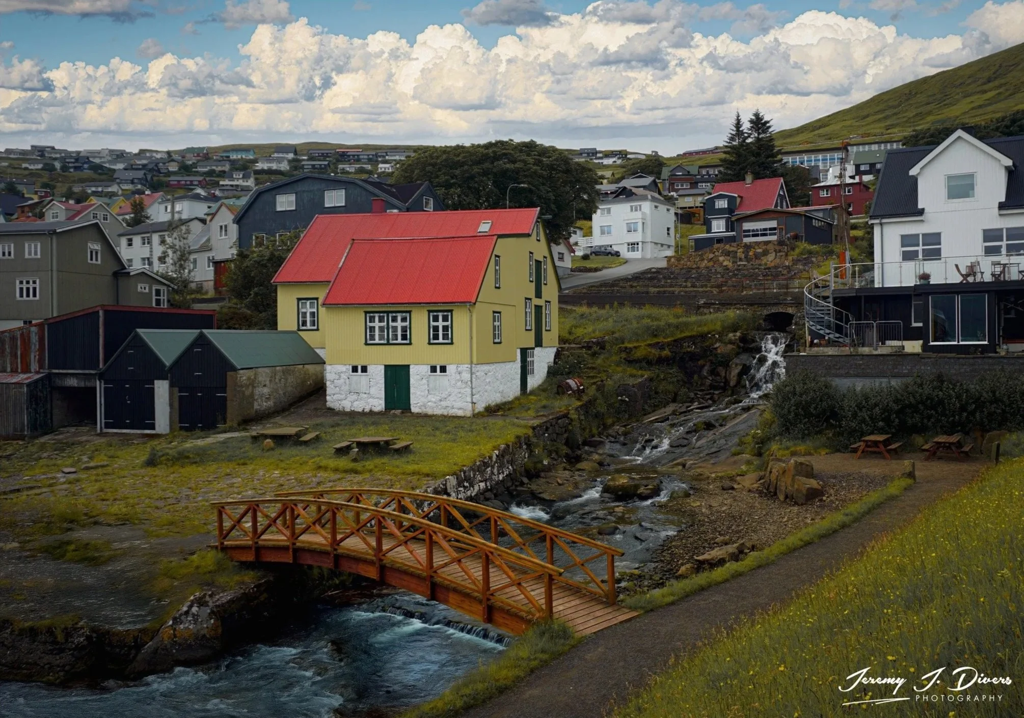 "Bridge Over Streymoy Brook" Faroe Islands