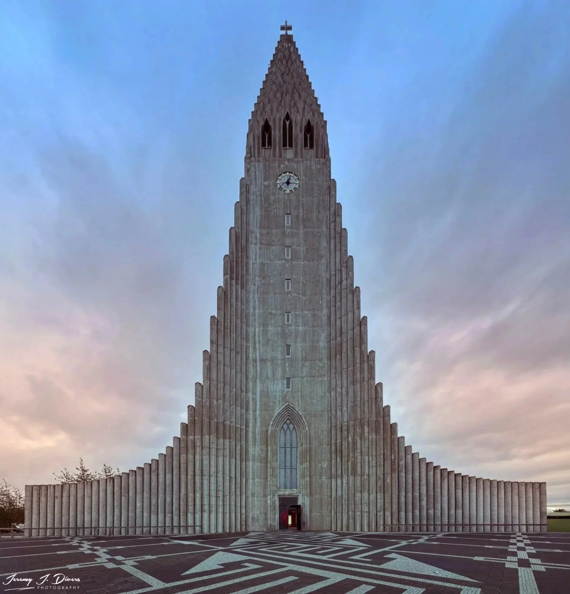 "Views from Hallgrímskirkja Church" (E) Reykjavik, Iceland