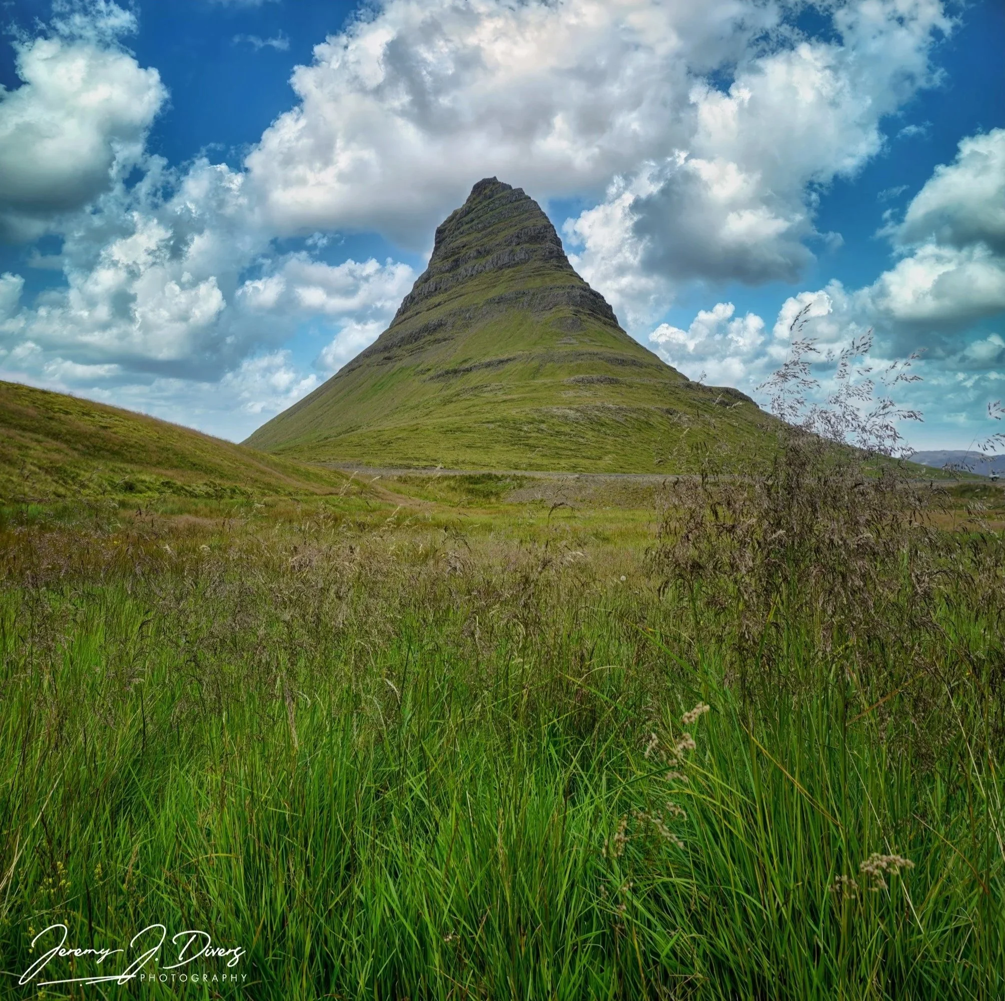 "Kirkjufell from the High Grass" Grundarfjörður, Iceland