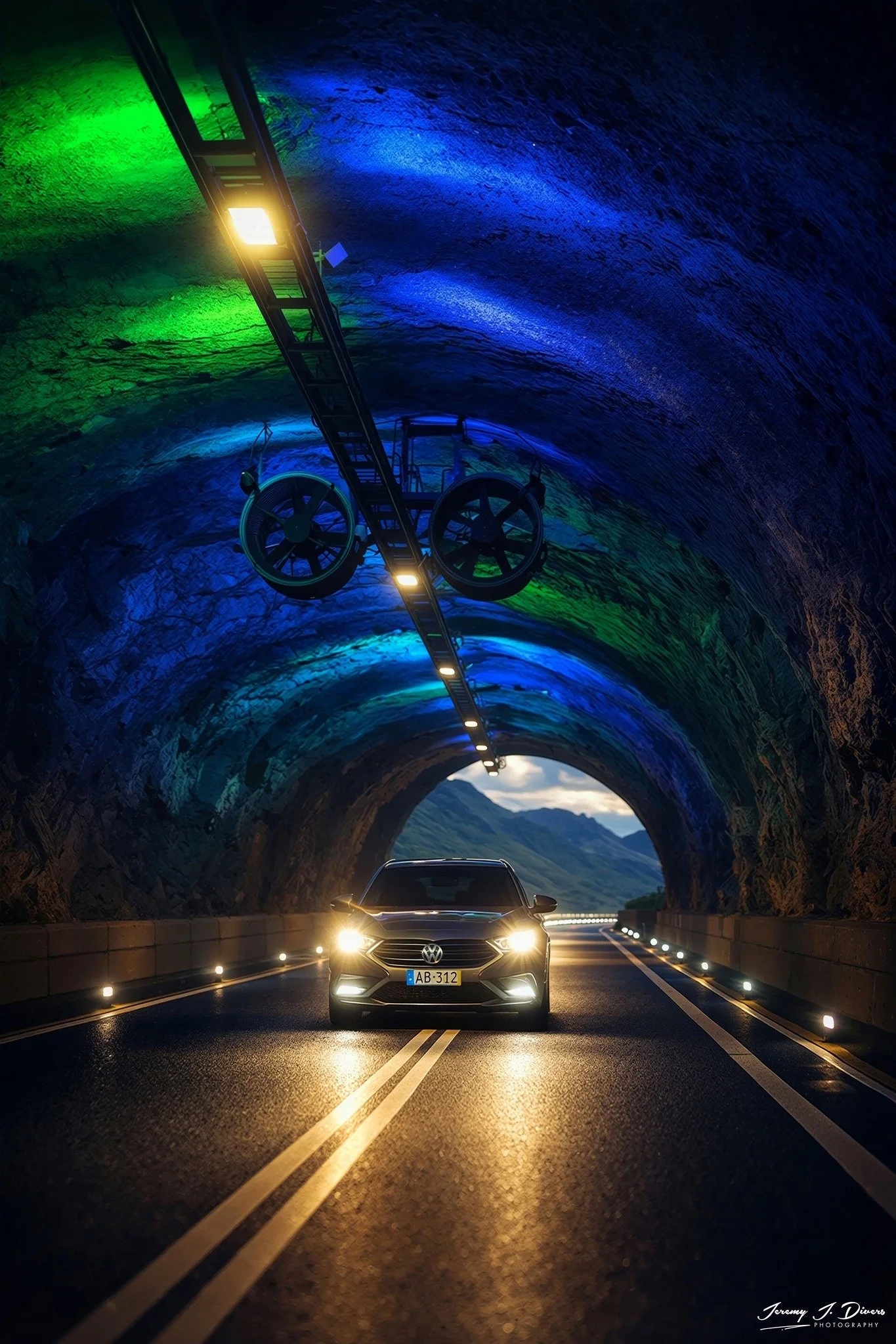 "Eysturoy Underwater Tunnel" Streymoy, Faroe Islands