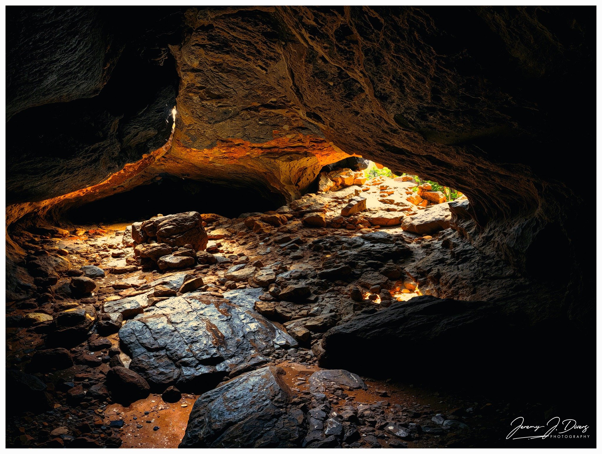 "Let There Be Light" Rockbridge State Park, Columbia, Mo