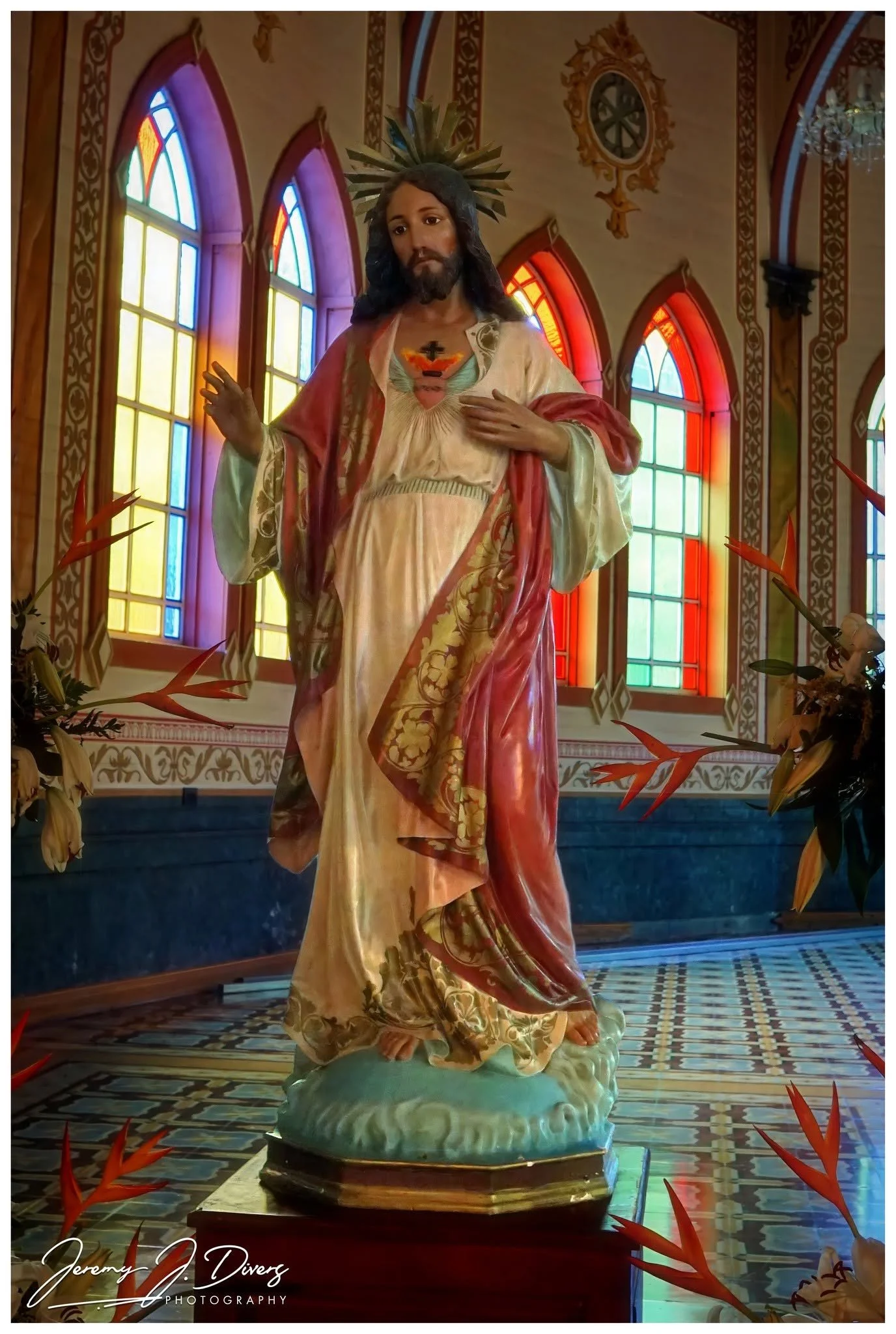 "The Christ of Iglesia de Sarchí Norte" Zarcero, Costa Rica