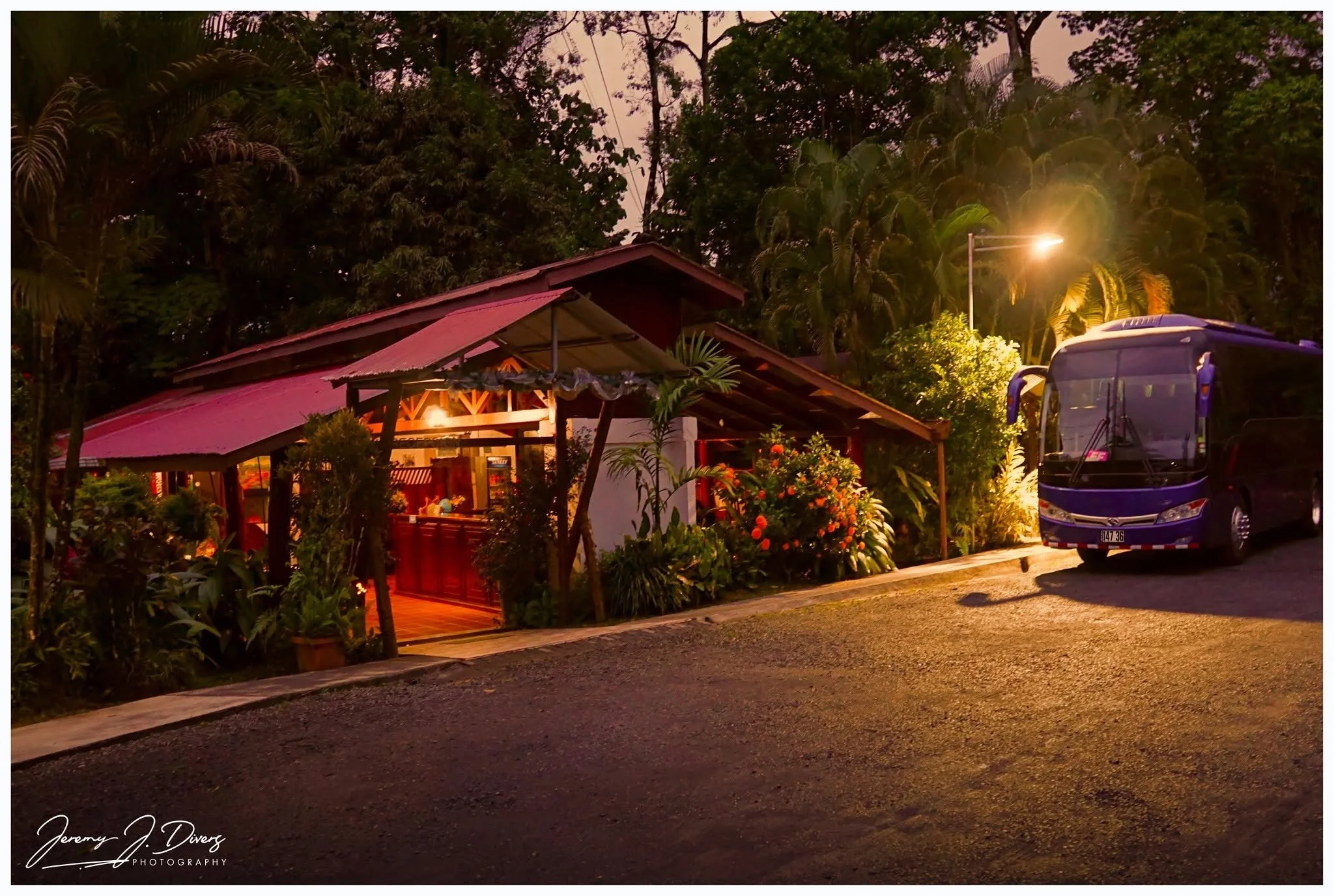 "Nighttime Lobby," Catarata Eco-Lodge, La Fortuna, Costa Rica