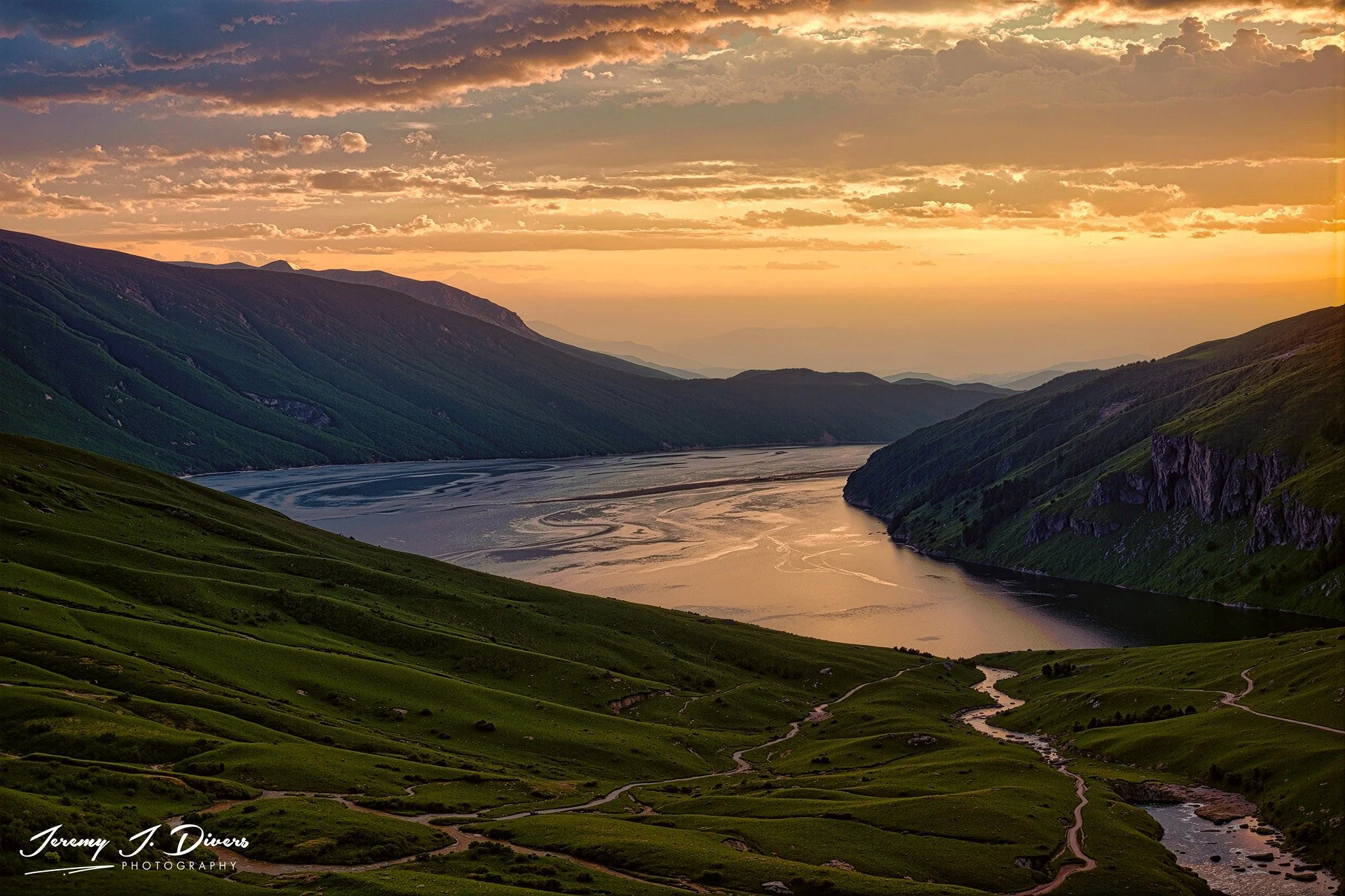 “Embers Over Emerald Hills” Vestmanna, Faroe Islands