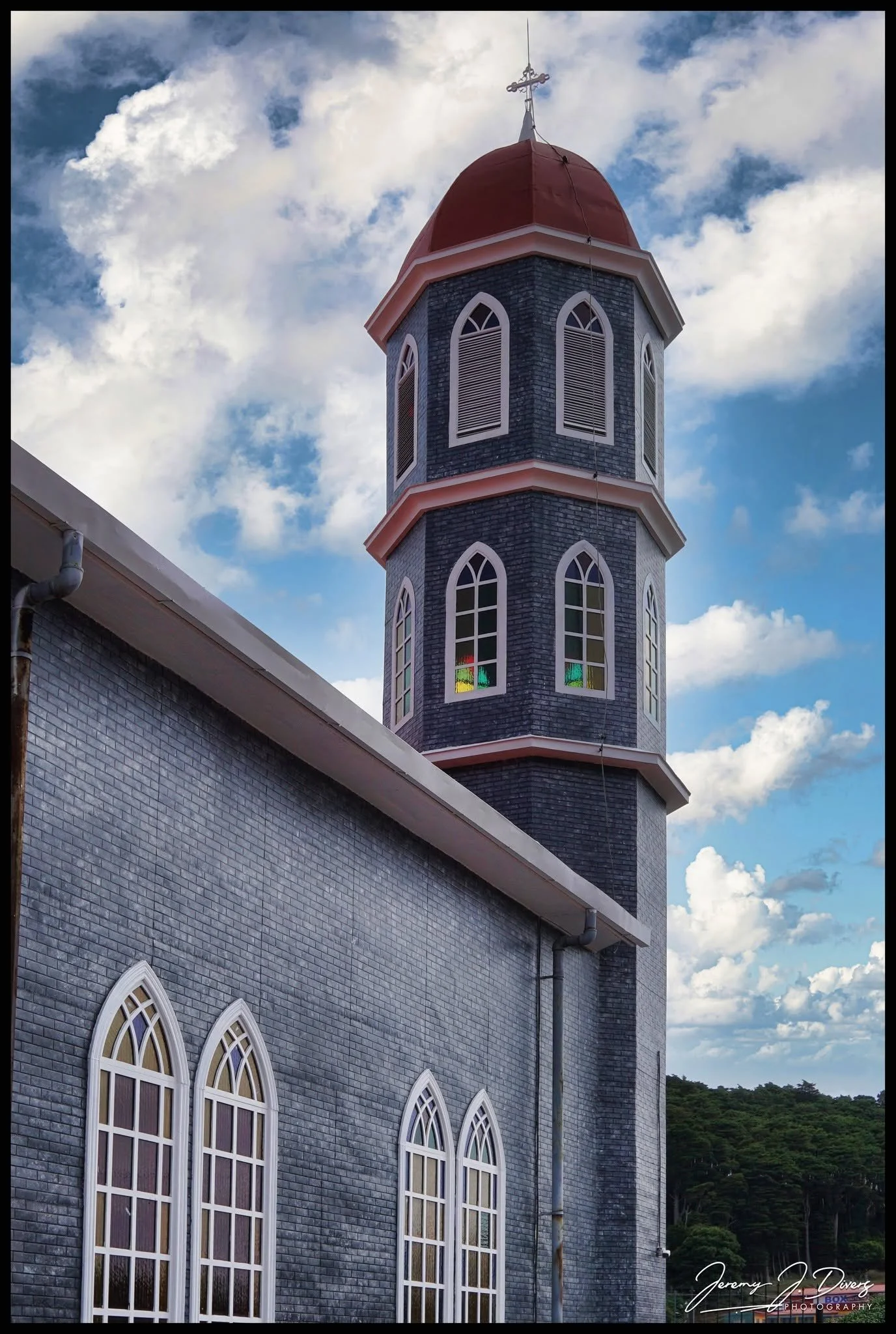 "Bell Tower Beneath the Clouds" Zarcero, Costa Rica
