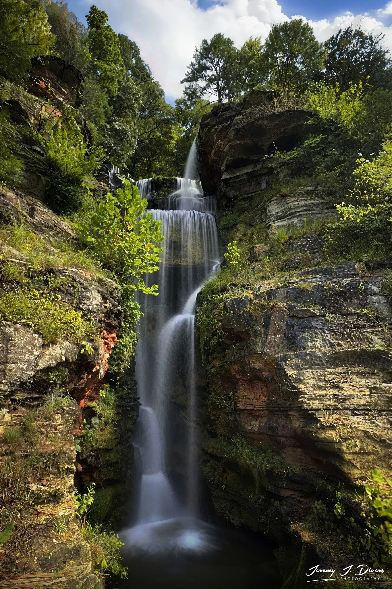 “The Hidden Veil” Dogwood Canyon Nature Park, Lampe, Missouri.