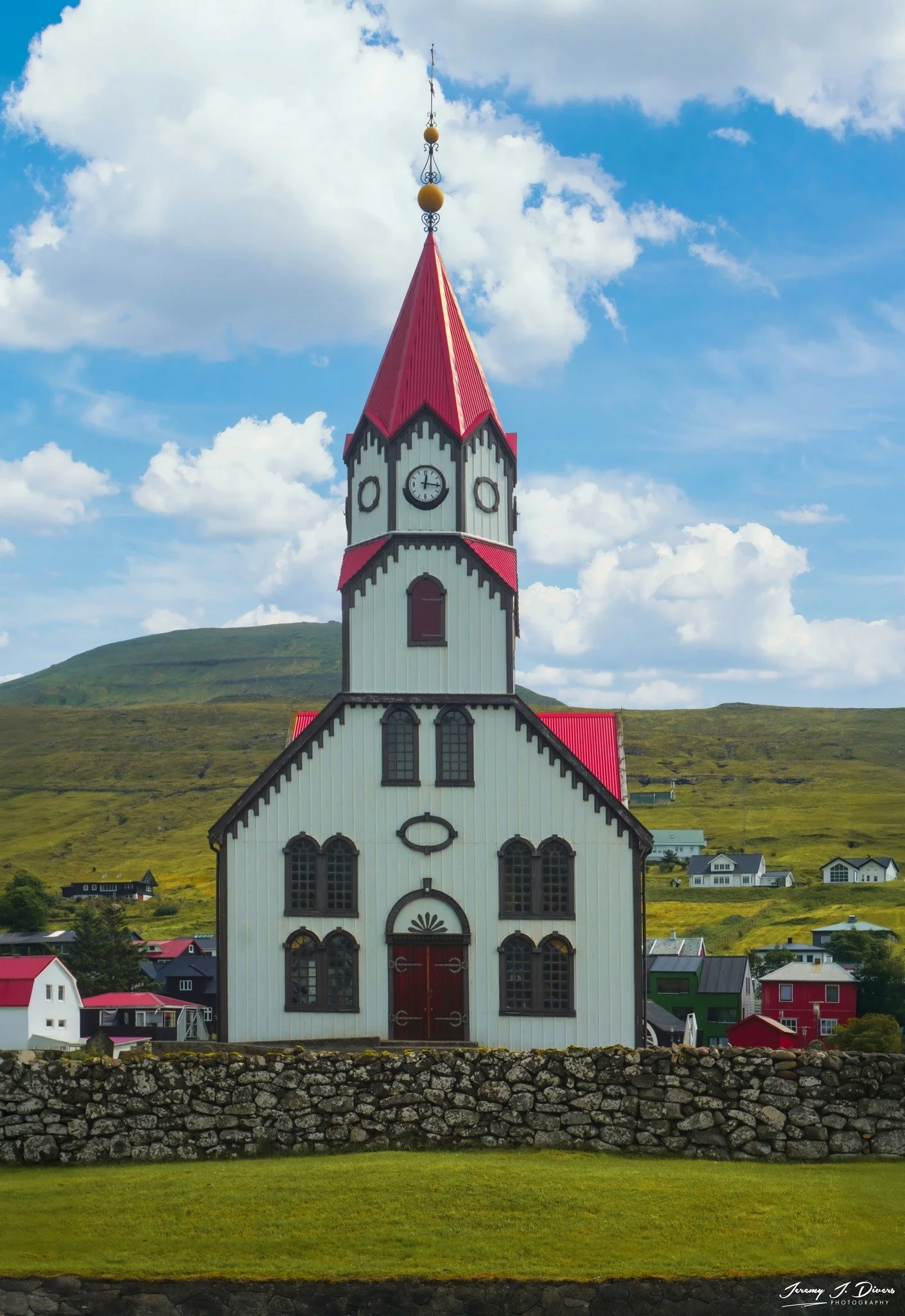 "Sandavágur Church" Sandavágur, Vagar, Faroe Islands