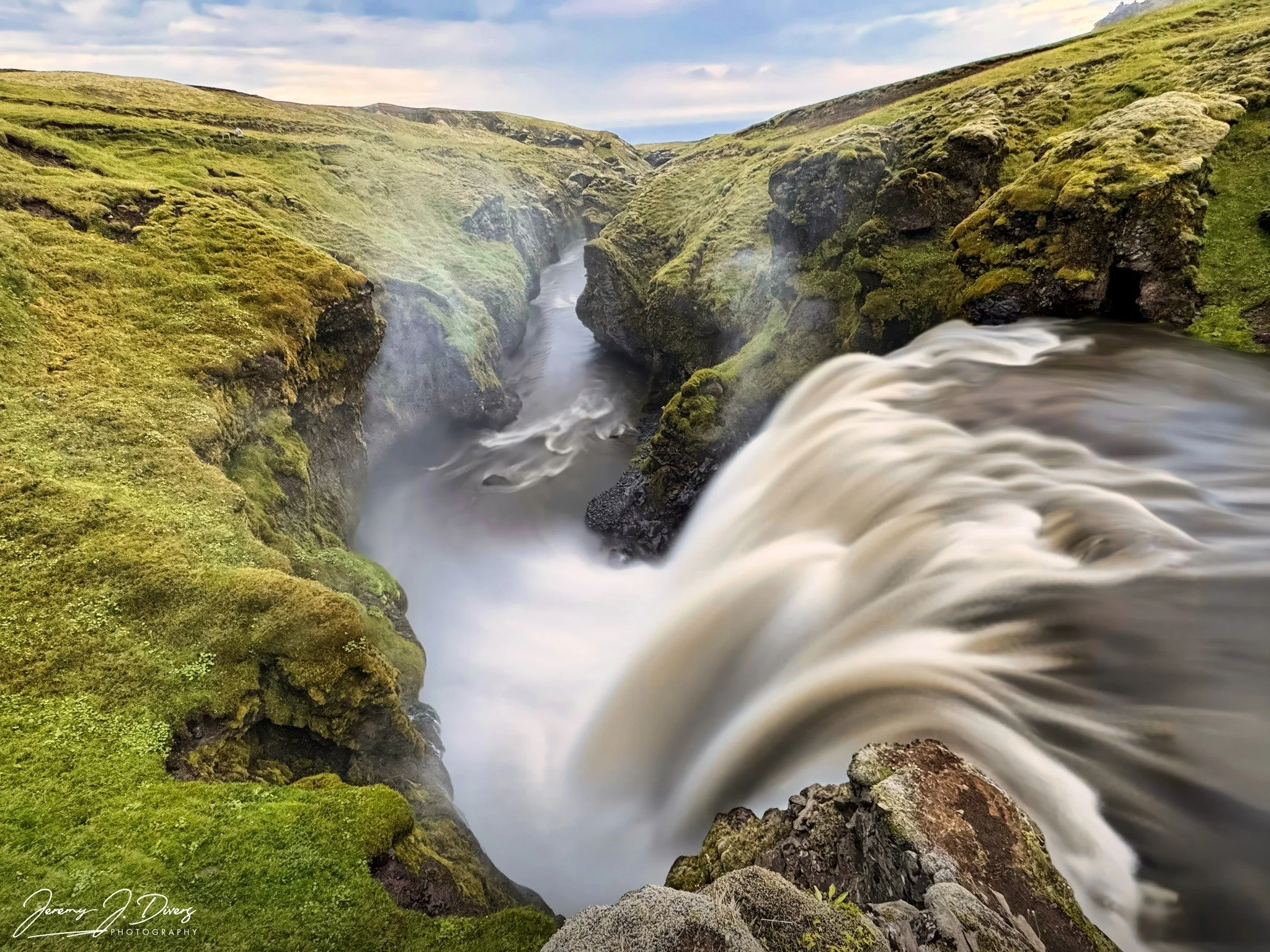 "Skálabrekkufoss" (A) Fimmvorduhals, Iceland