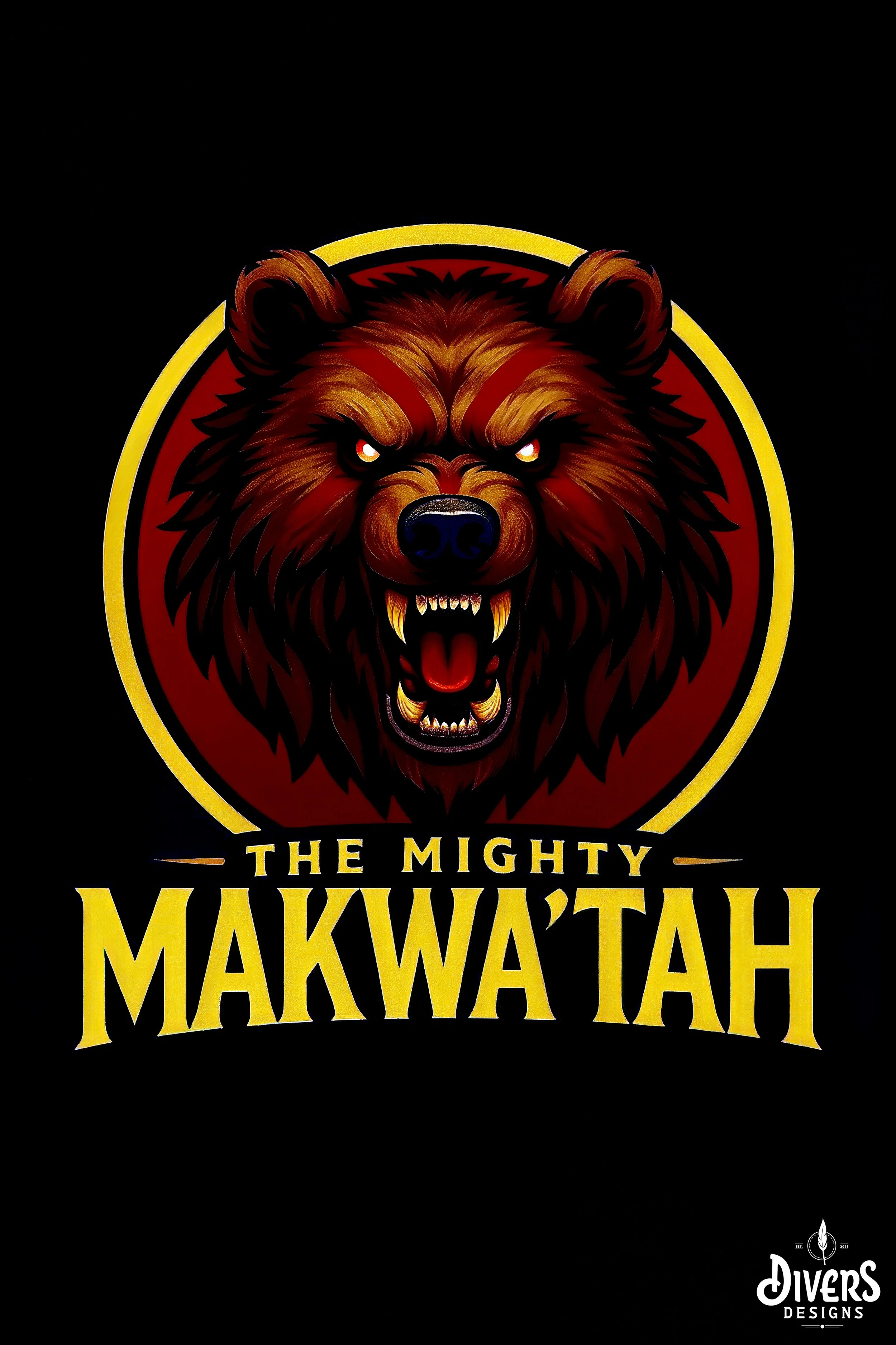 "The Mighty Makwa'tah Logo"